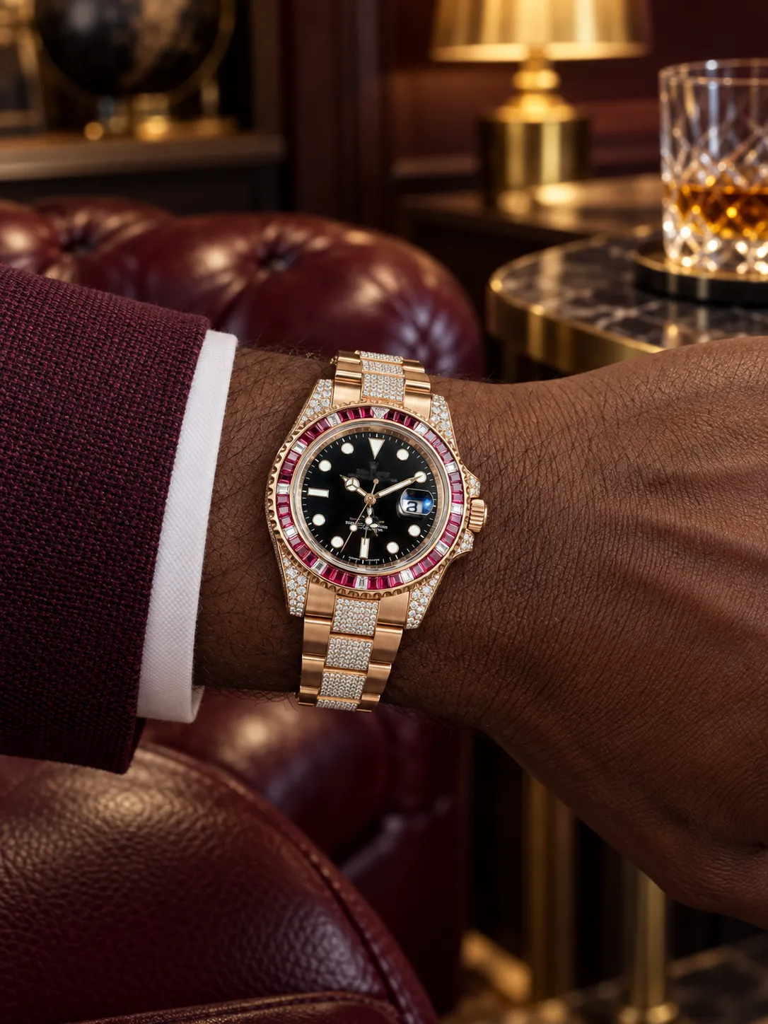 Rolex Yacht-Master-Style Rose Gold-tone Watch 0492 D1012519858