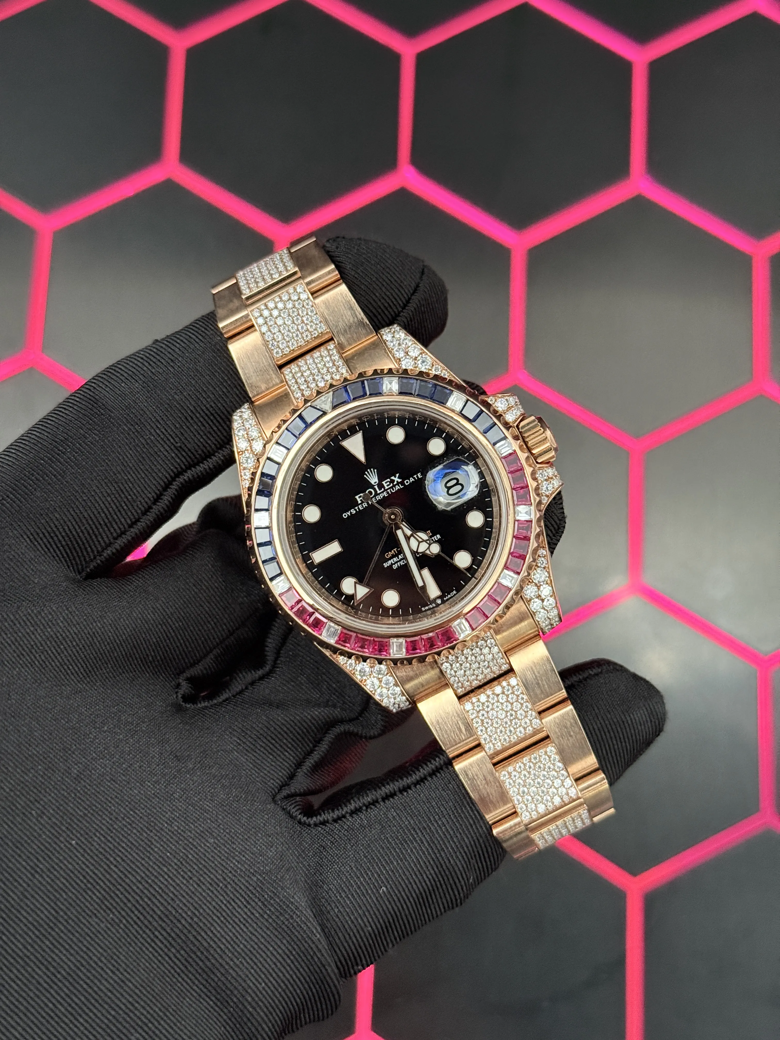 Rolex Yacht-Master-Style Rose Gold-tone Watch 0492 D1012519858 — view 2