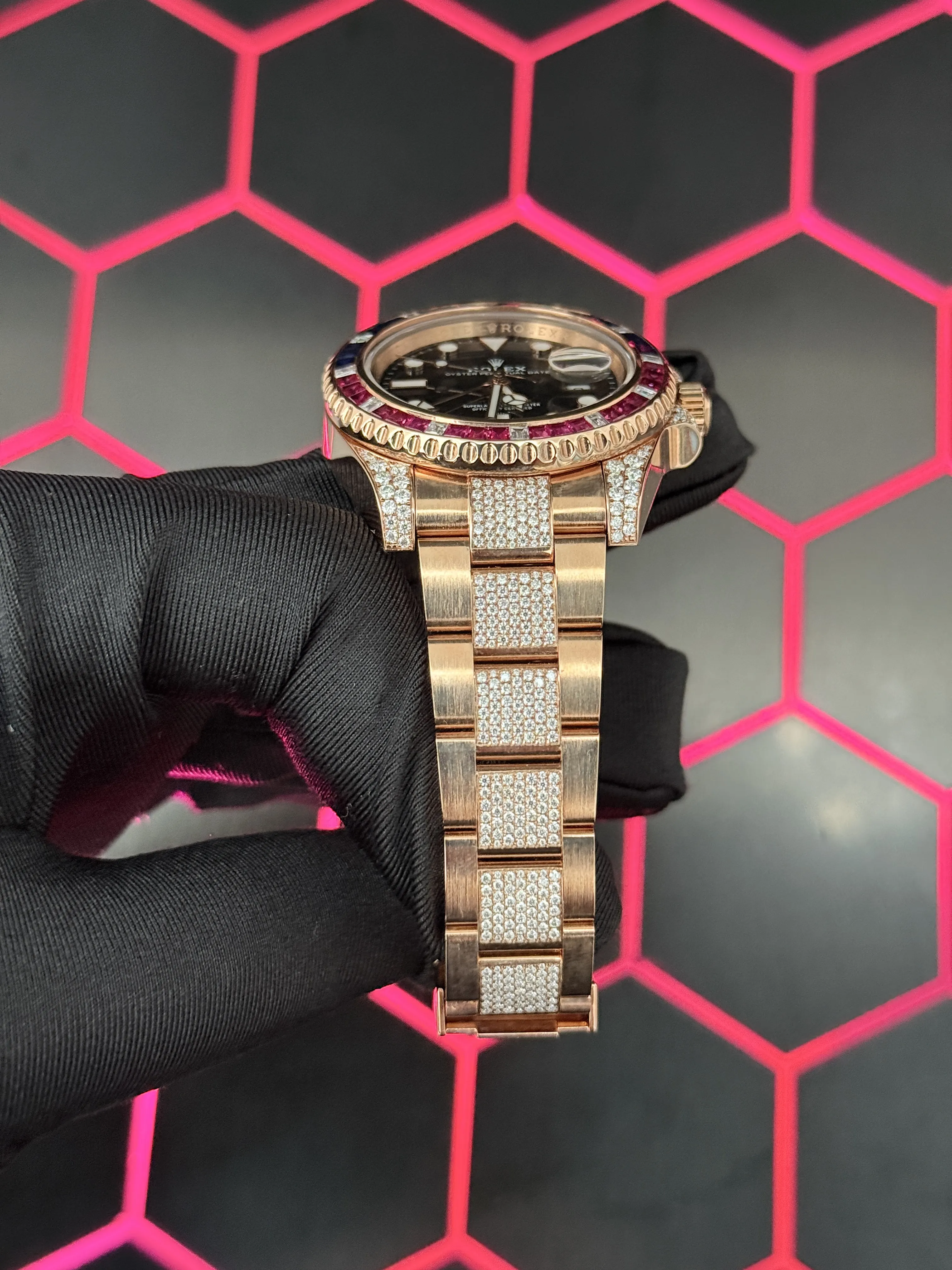 Rolex Yacht-Master-Style Rose Gold-tone Watch 0492 D1012519858 — view 8