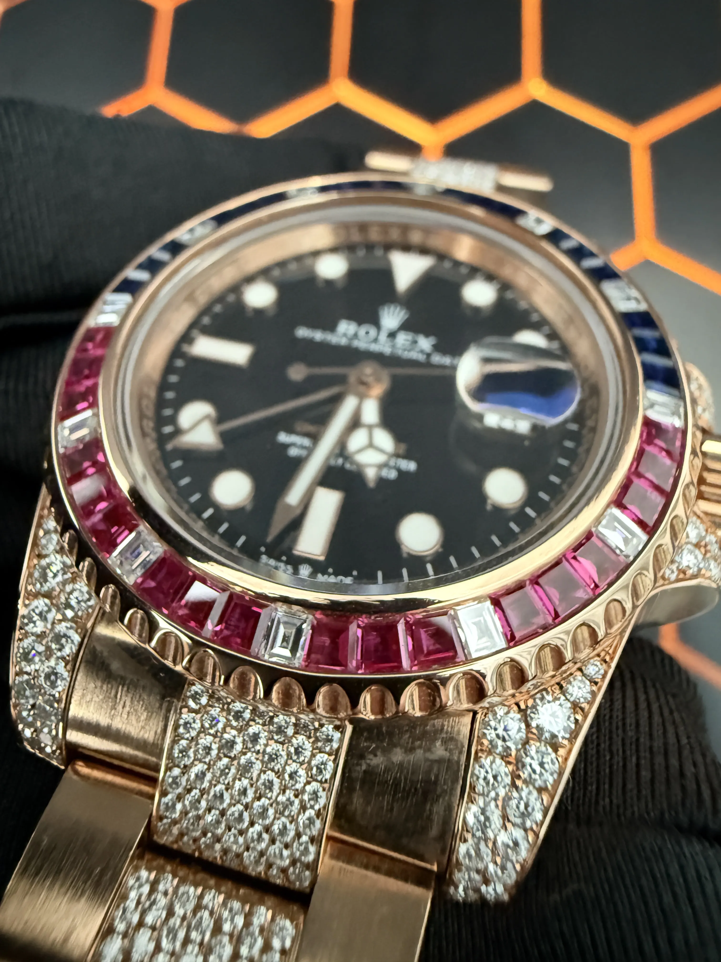 Rolex Yacht-Master-Style Rose Gold-tone Watch 0492 D1012519858 — view 9