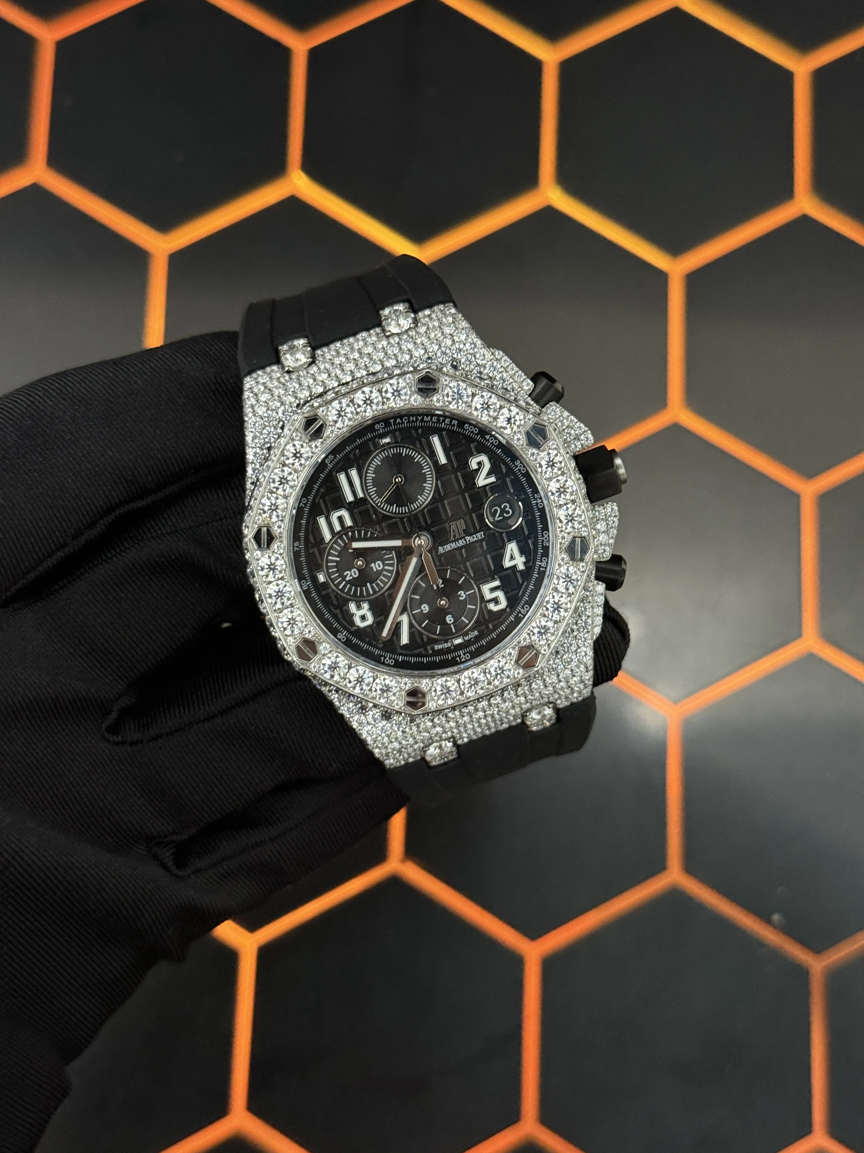 Audemars Piguet Royal Oak Offshore Chronograph Silver-tone Watch 0501 D877519862 — view 2