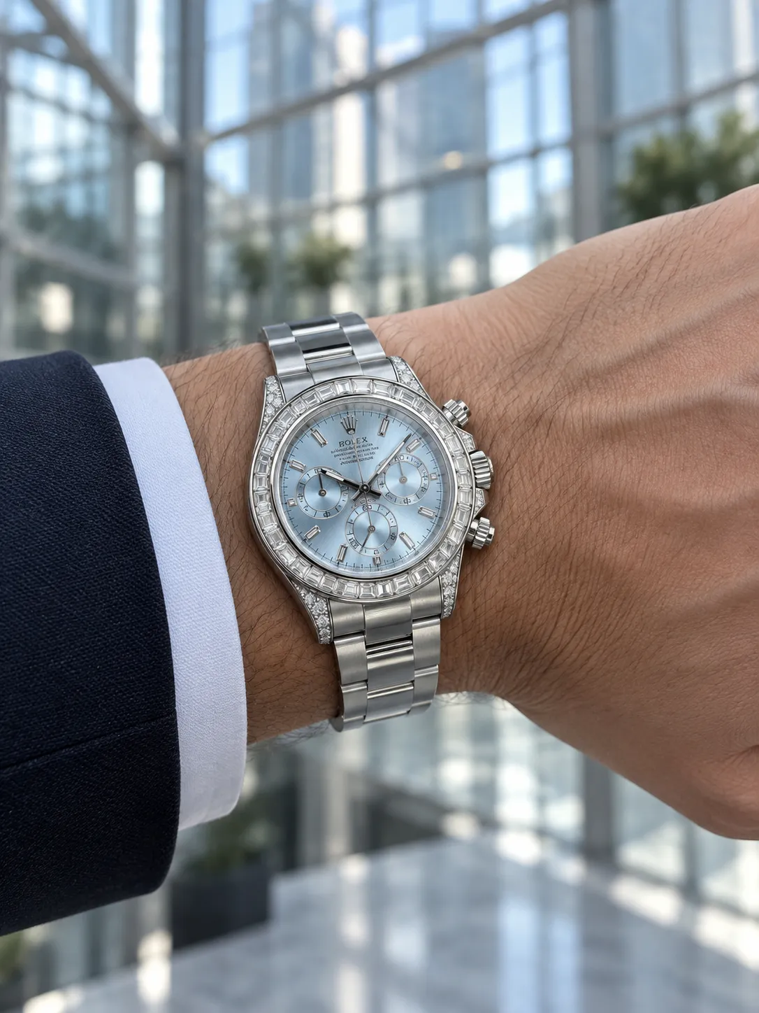 Rolex Daytona Silver-tone Watch 0502 D810019863