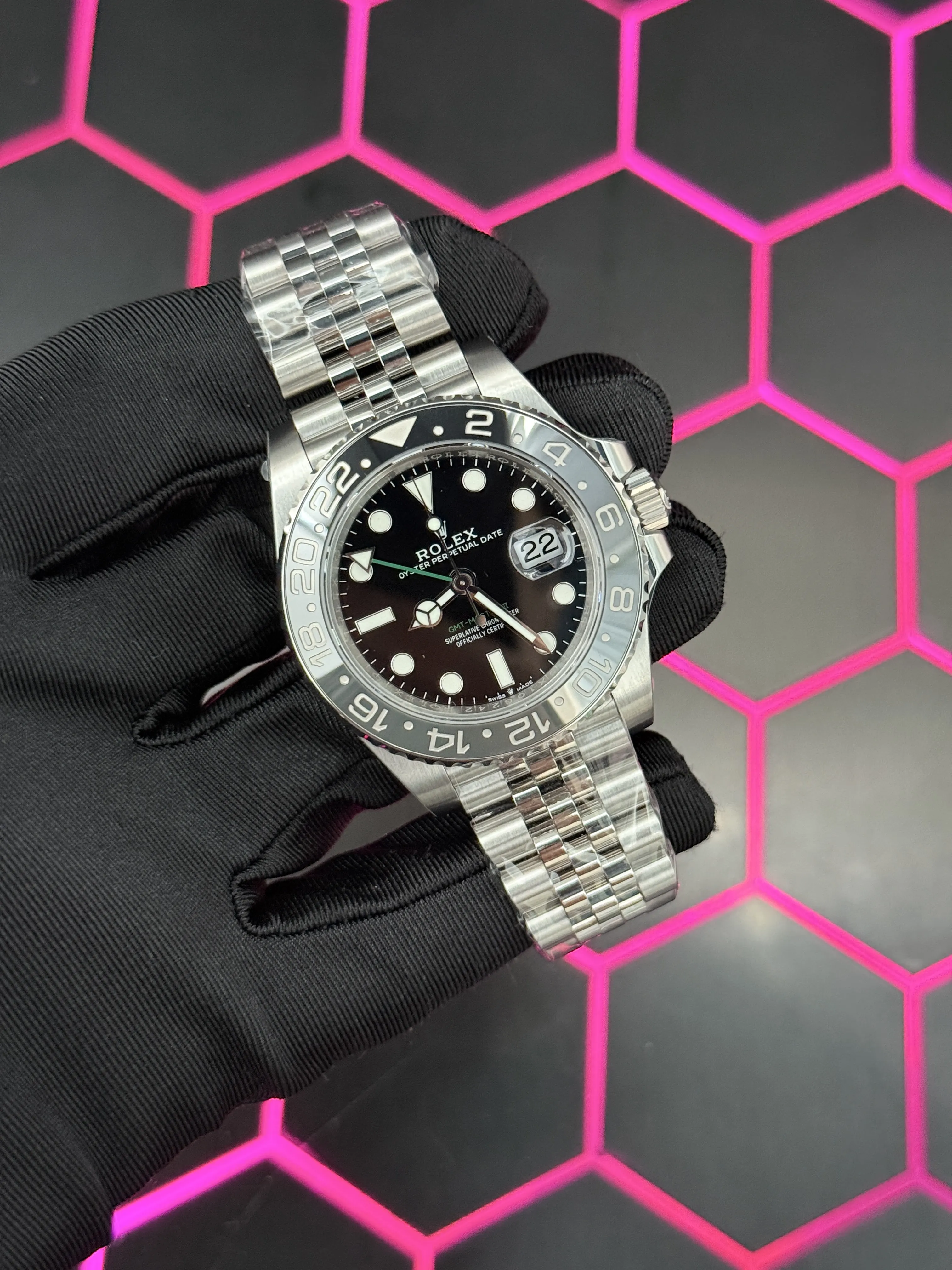 Rolex GMT-Master II Silver-tone Watch 0503 D459019864 — view 2
