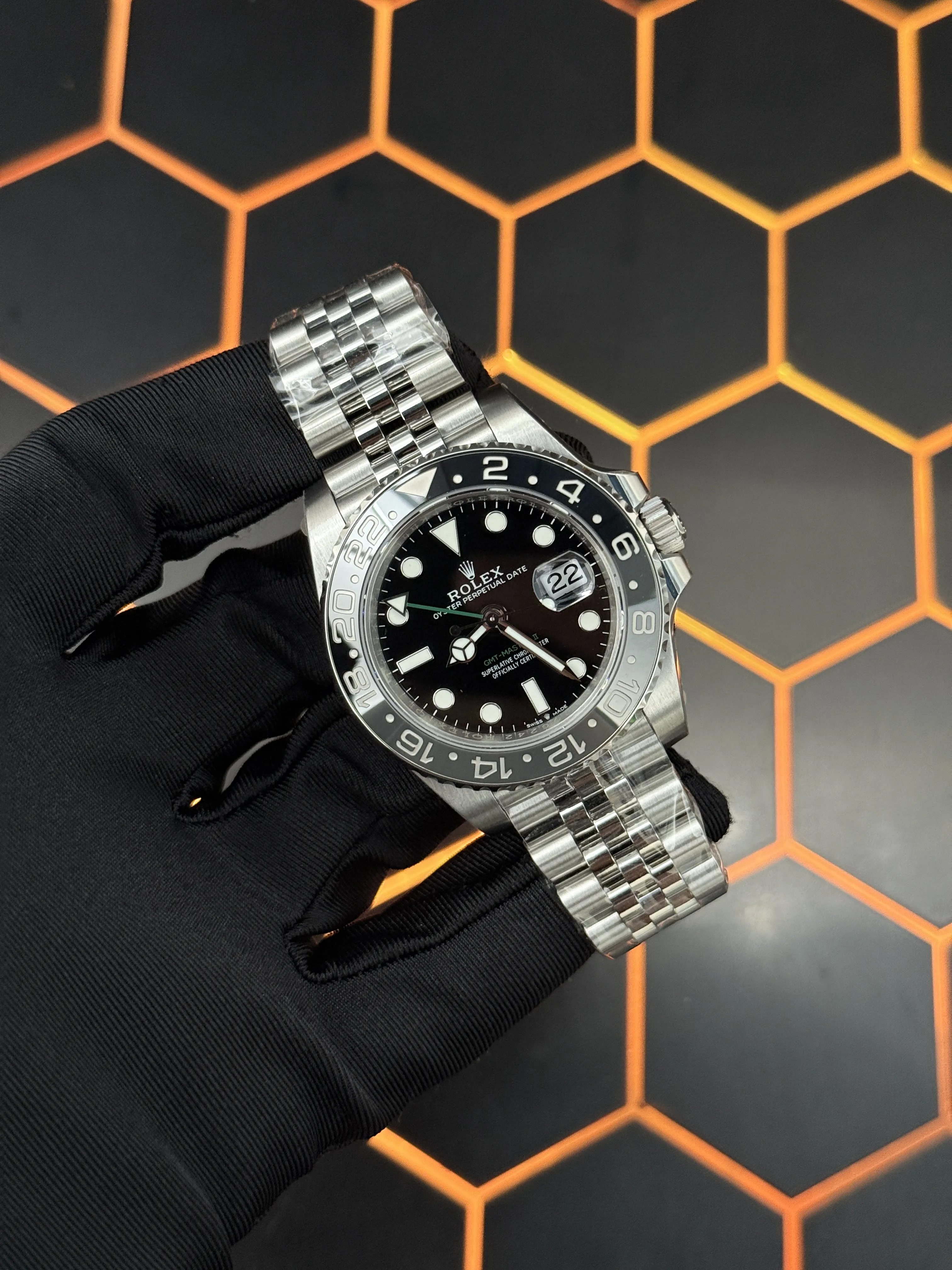 Rolex GMT-Master II Silver-tone Watch 0503 D459019864 — view 3
