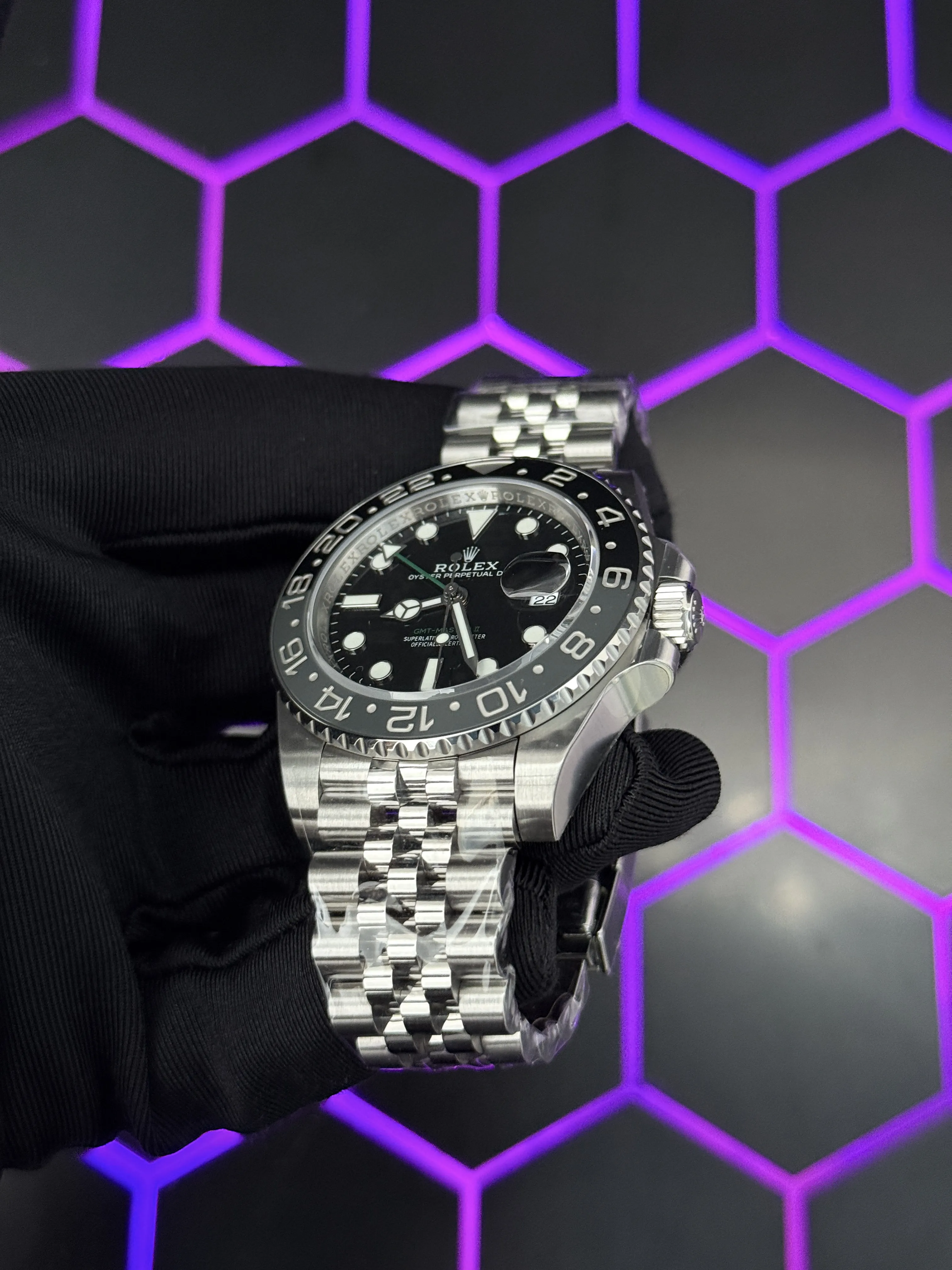 Rolex GMT-Master II Silver-tone Watch 0503 D459019864 — view 6
