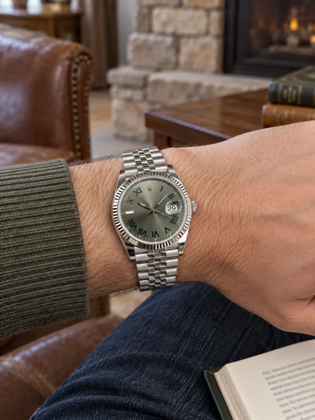 Rolex Datejust Silver-tone Watch 0505 D391519865