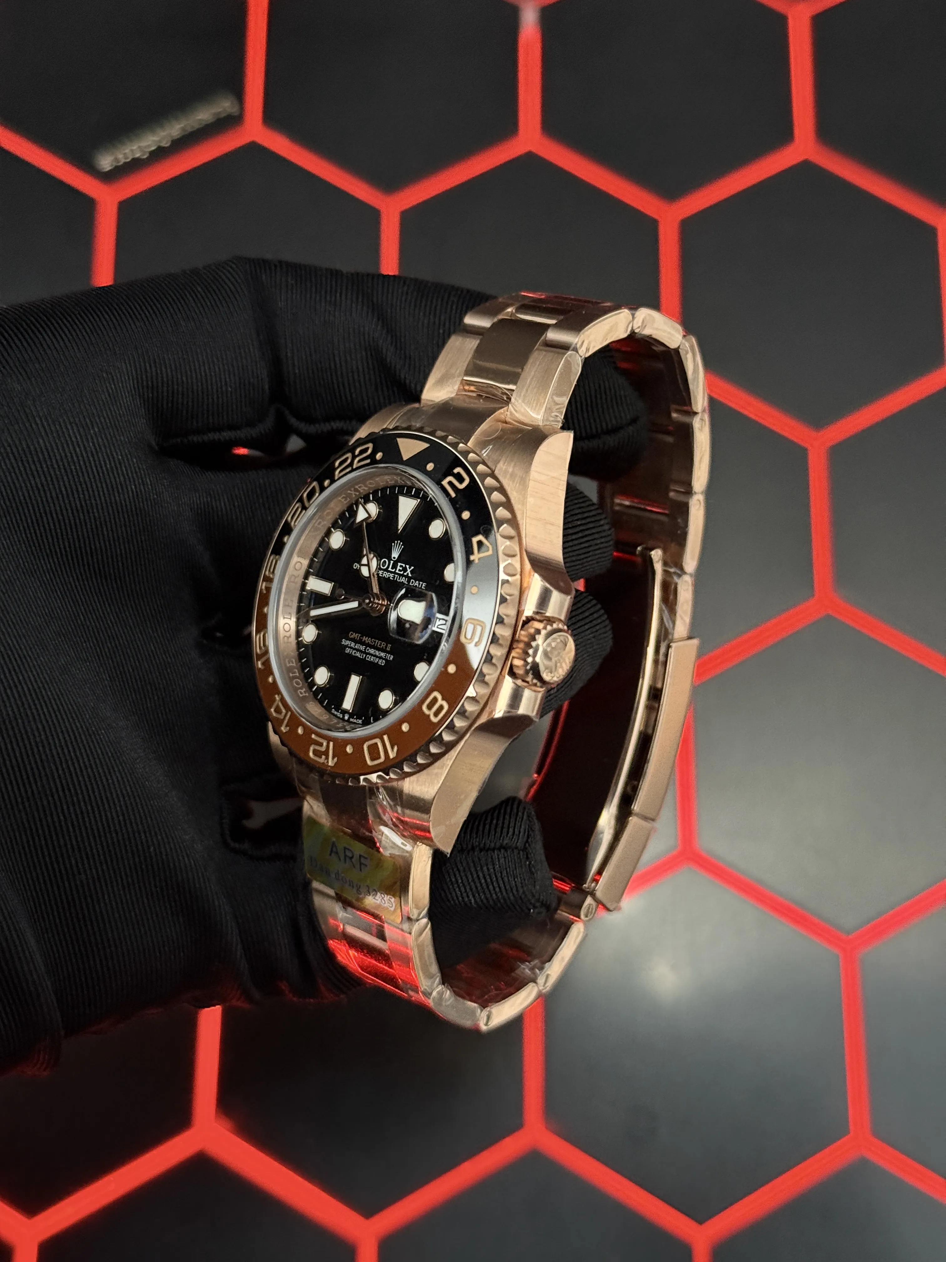 Rolex GMT-Master II Rose Gold-tone Watch 0510 D459019866 — view 4