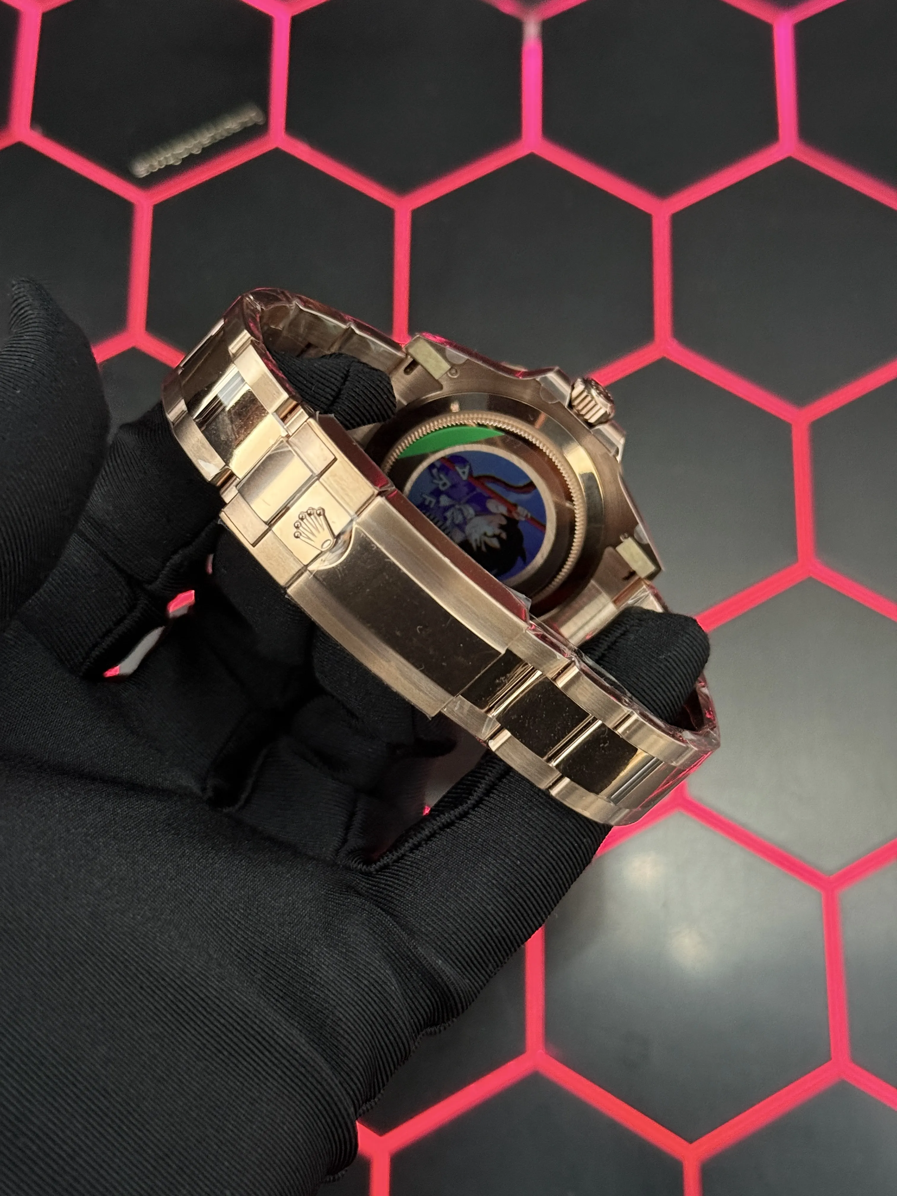 Rolex GMT-Master II Rose Gold-tone Watch 0510 D459019866 — view 7