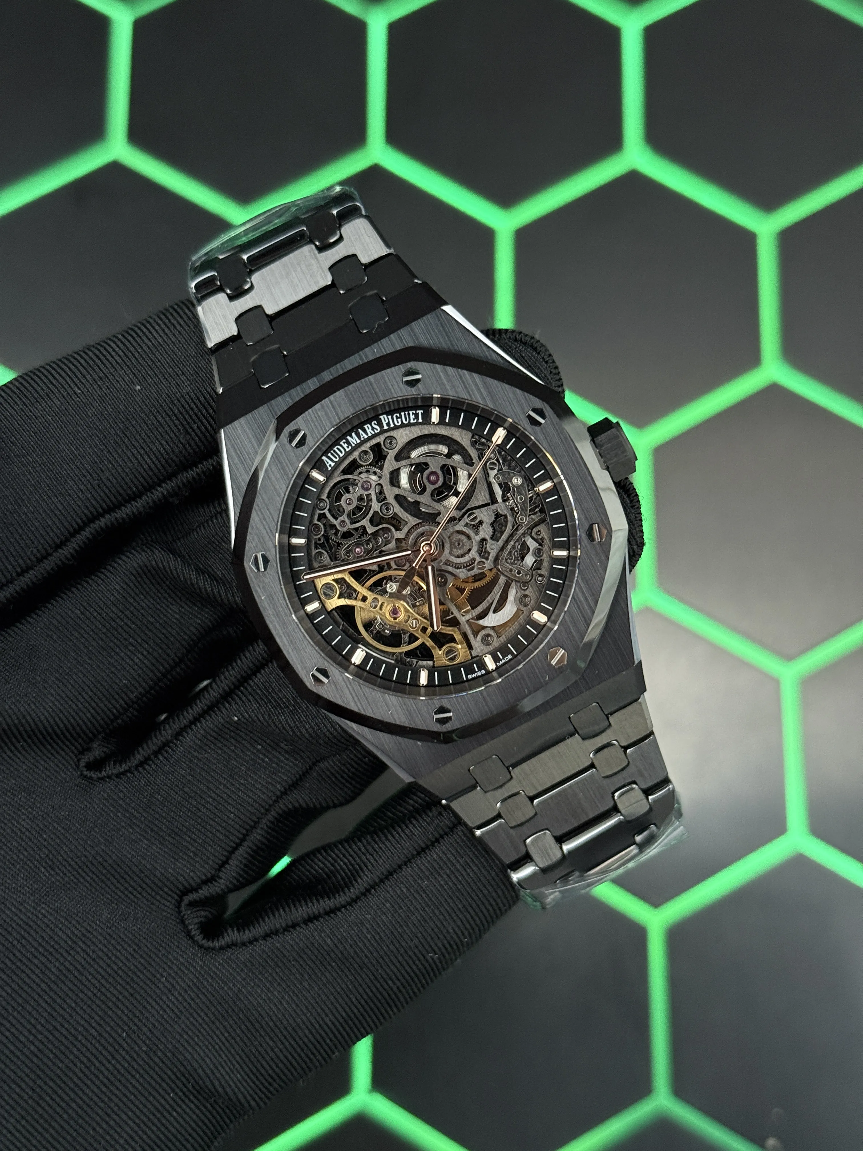 Audemars Piguet Royal Oak Openworked Black Watch 0512 D526519867 — view 2