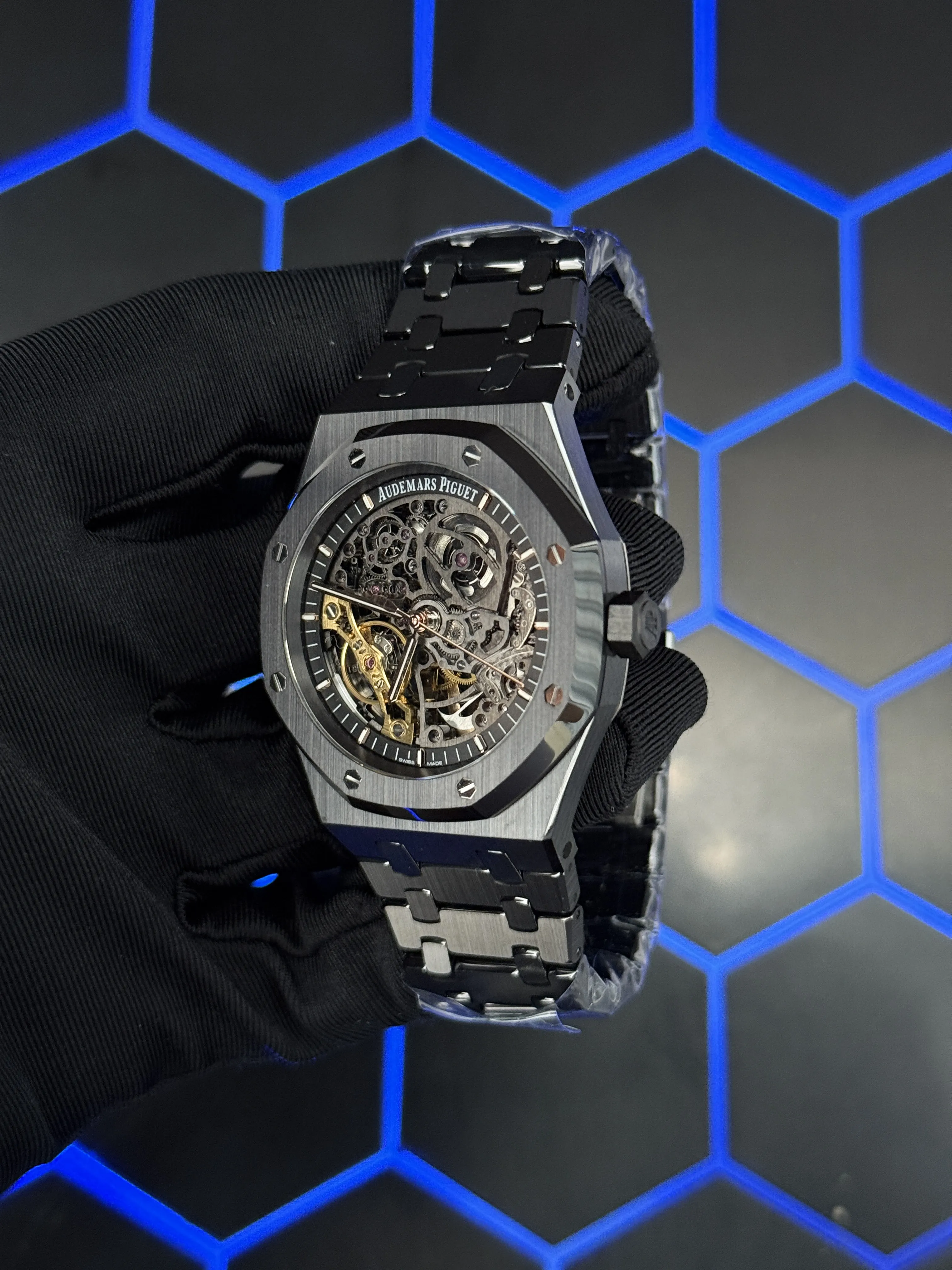 Audemars Piguet Royal Oak Openworked Black Watch 0512 D526519867 — view 4
