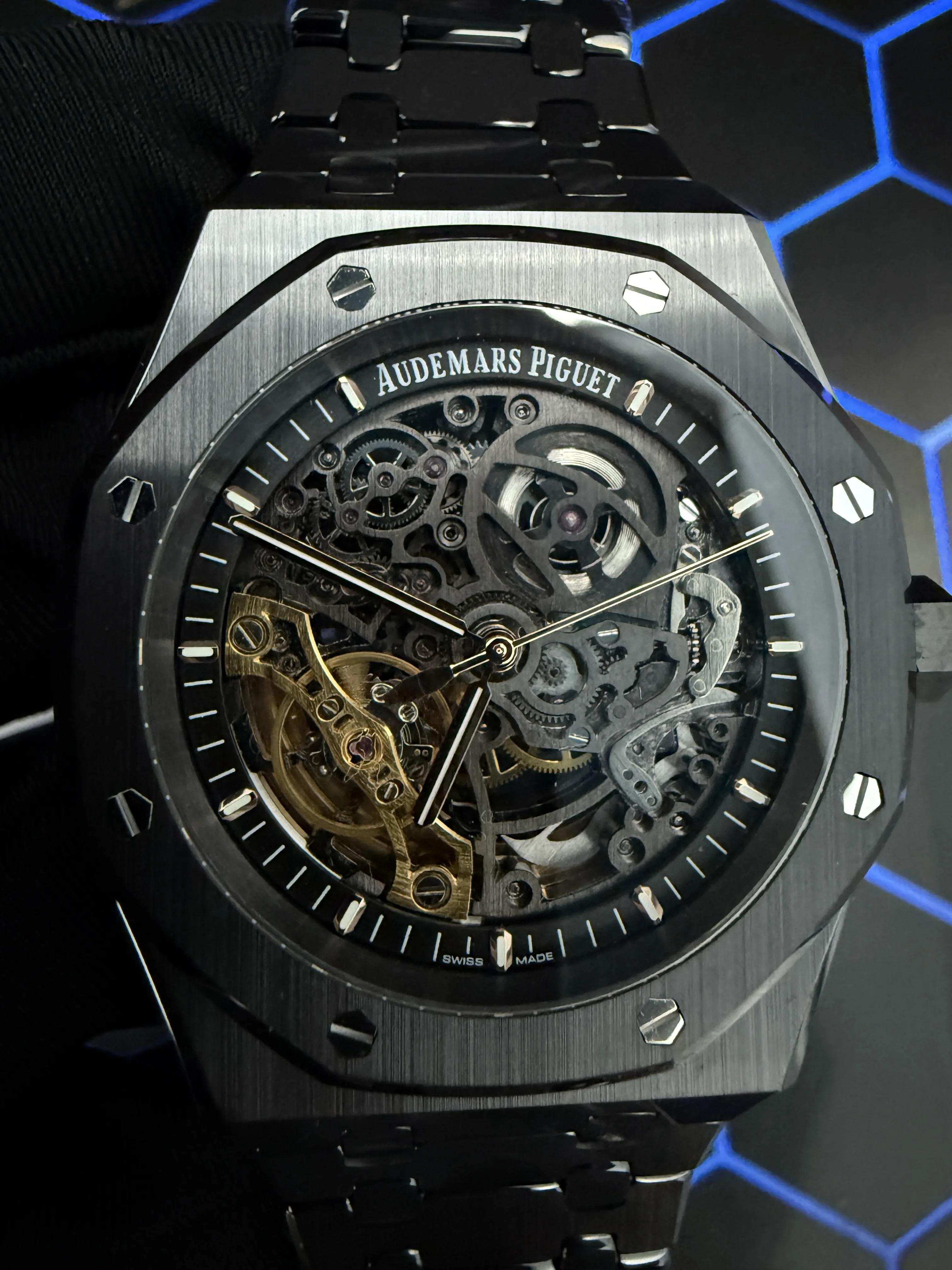 Audemars Piguet Royal Oak Openworked Black Watch 0512 D526519867 — view 8