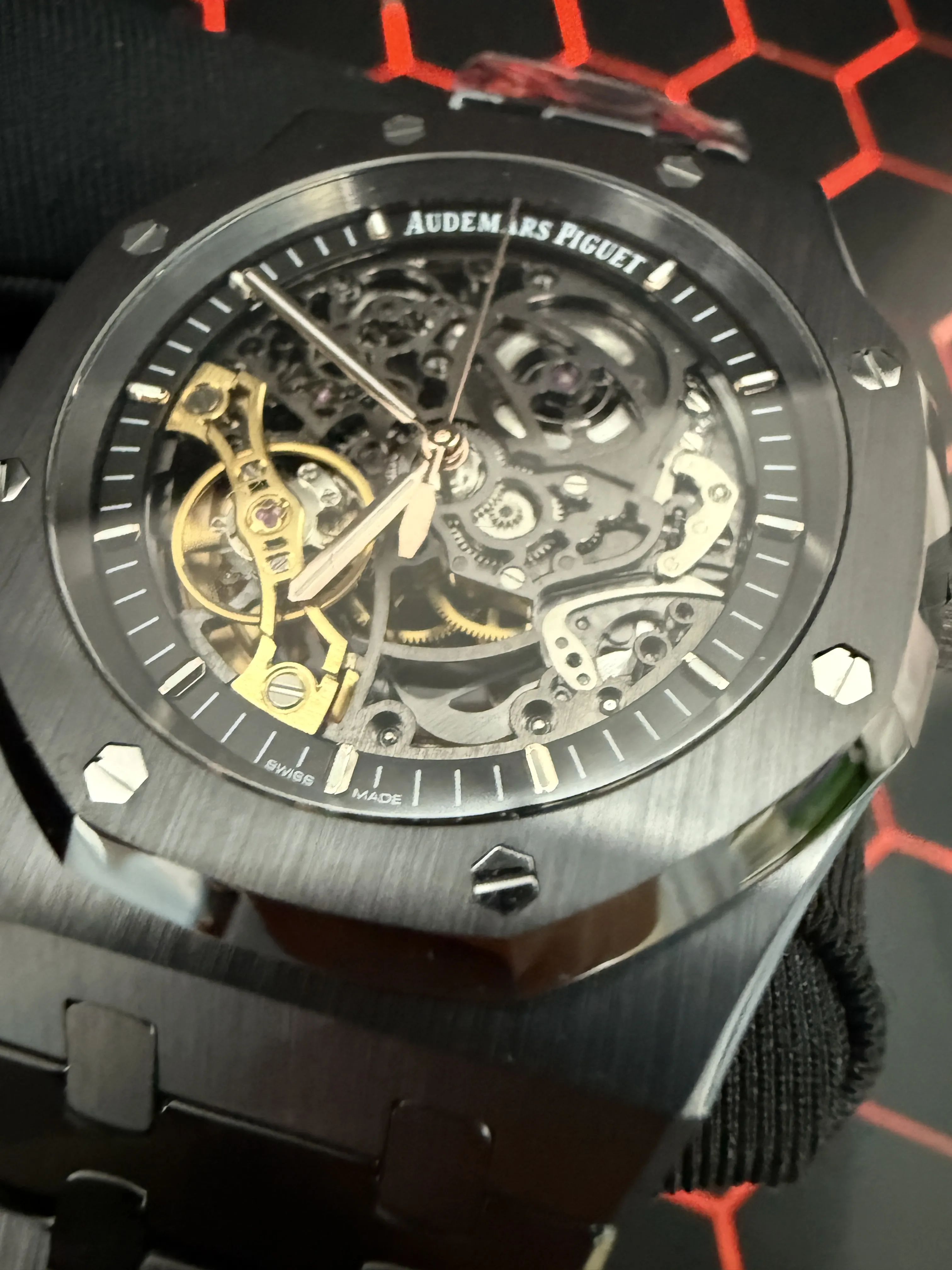 Audemars Piguet Royal Oak Openworked Black Watch 0512 D526519867 — view 9