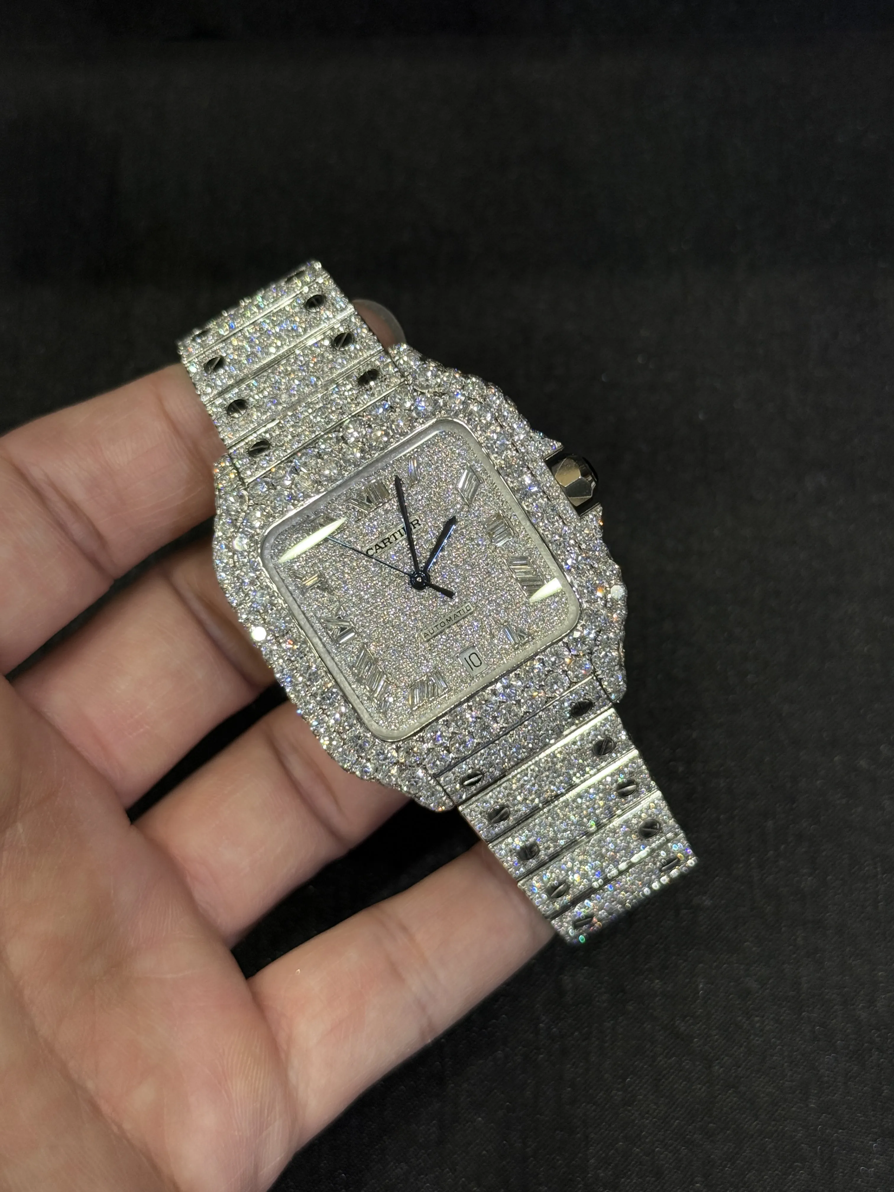 Cartier Santos Silver-tone Watch 0522 D1215019870 — view 2