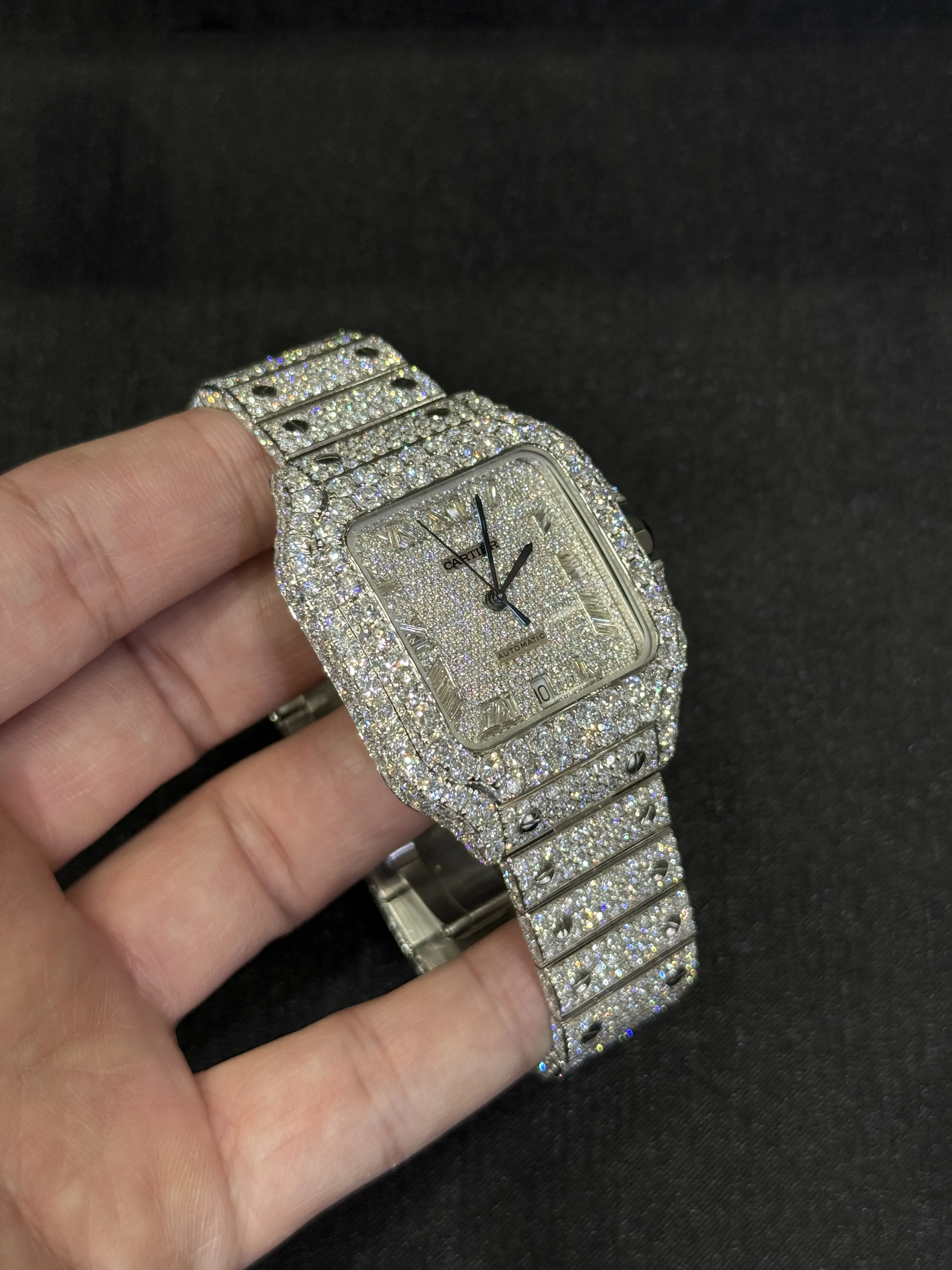 Cartier Santos Silver-tone Watch 0522 D1215019870 — view 3