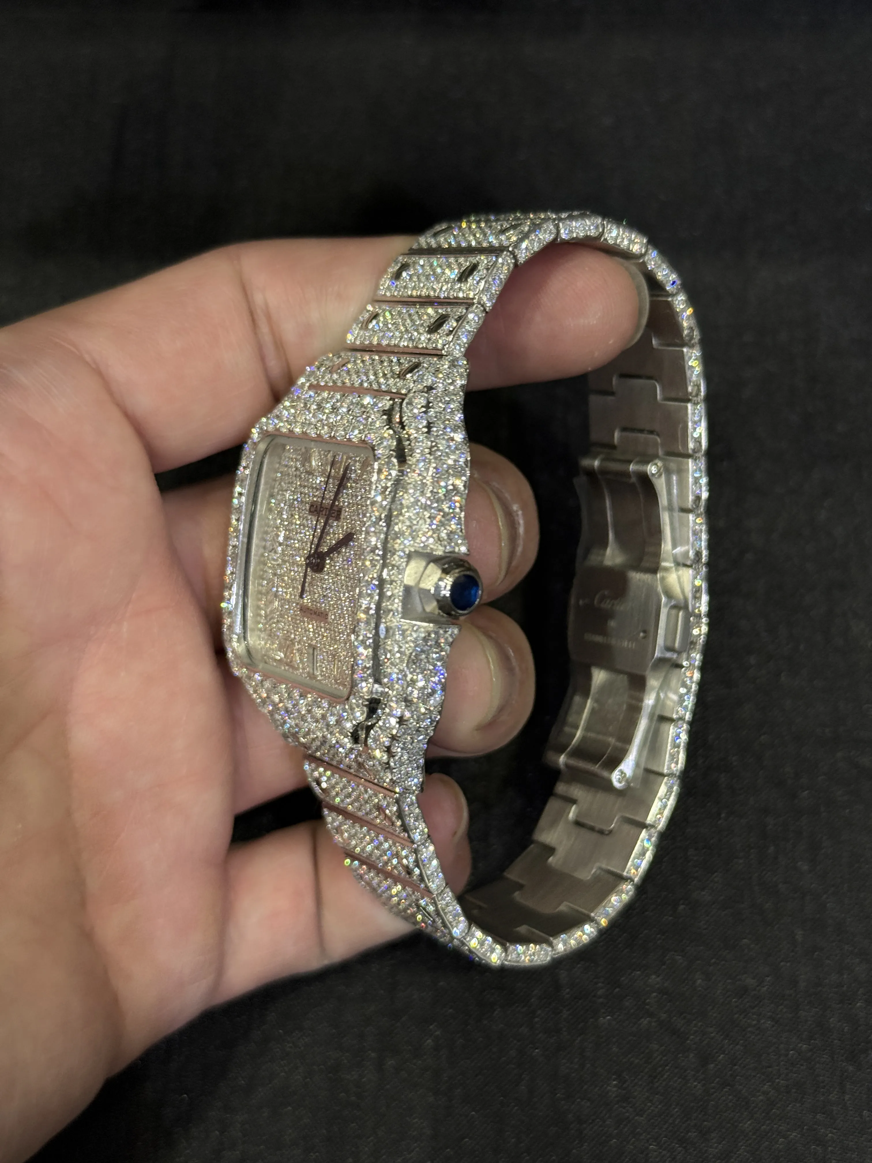 Cartier Santos Silver-tone Watch 0522 D1215019870 — view 6