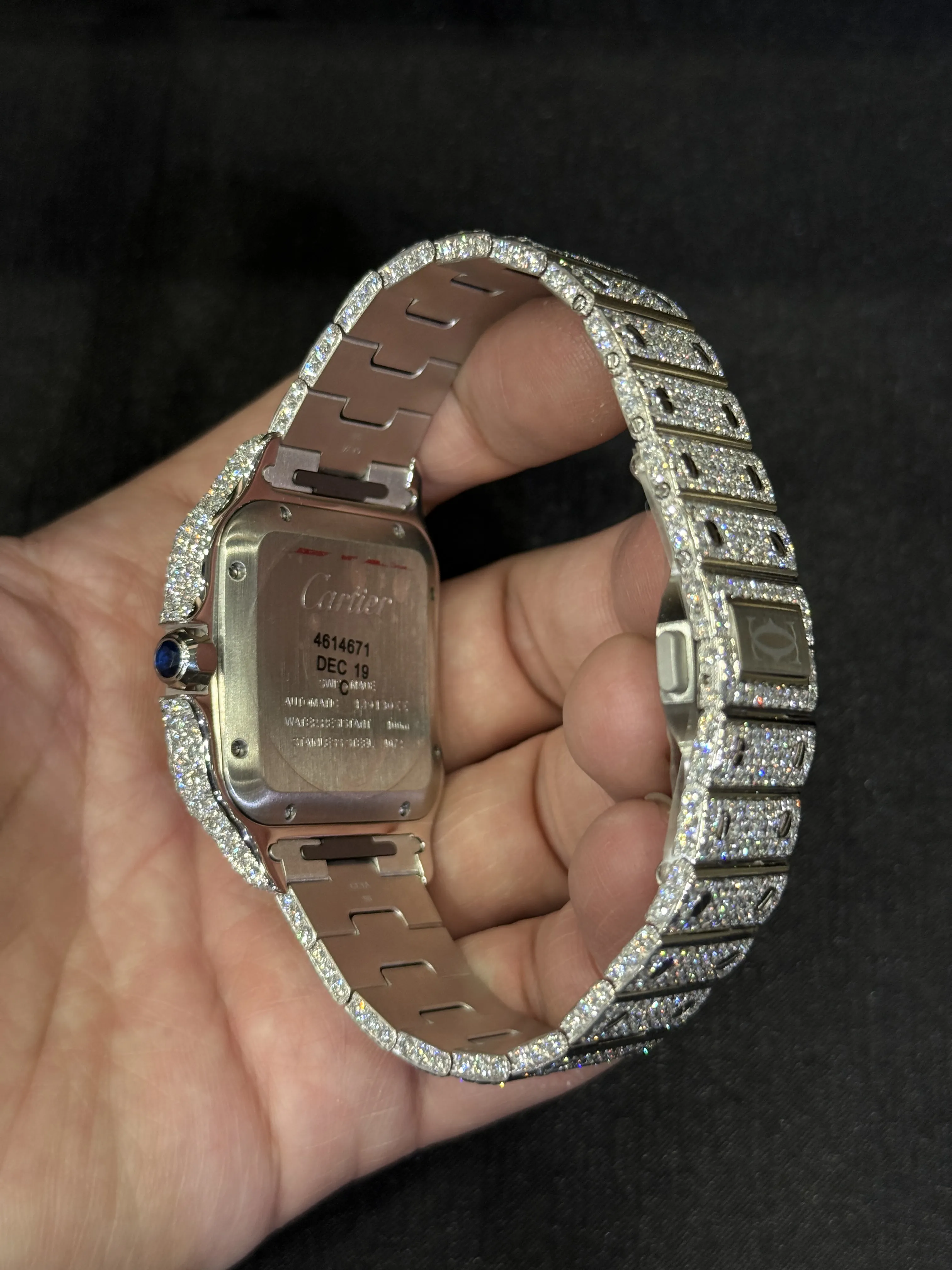 Cartier Santos Silver-tone Watch 0522 D1215019870 — view 8