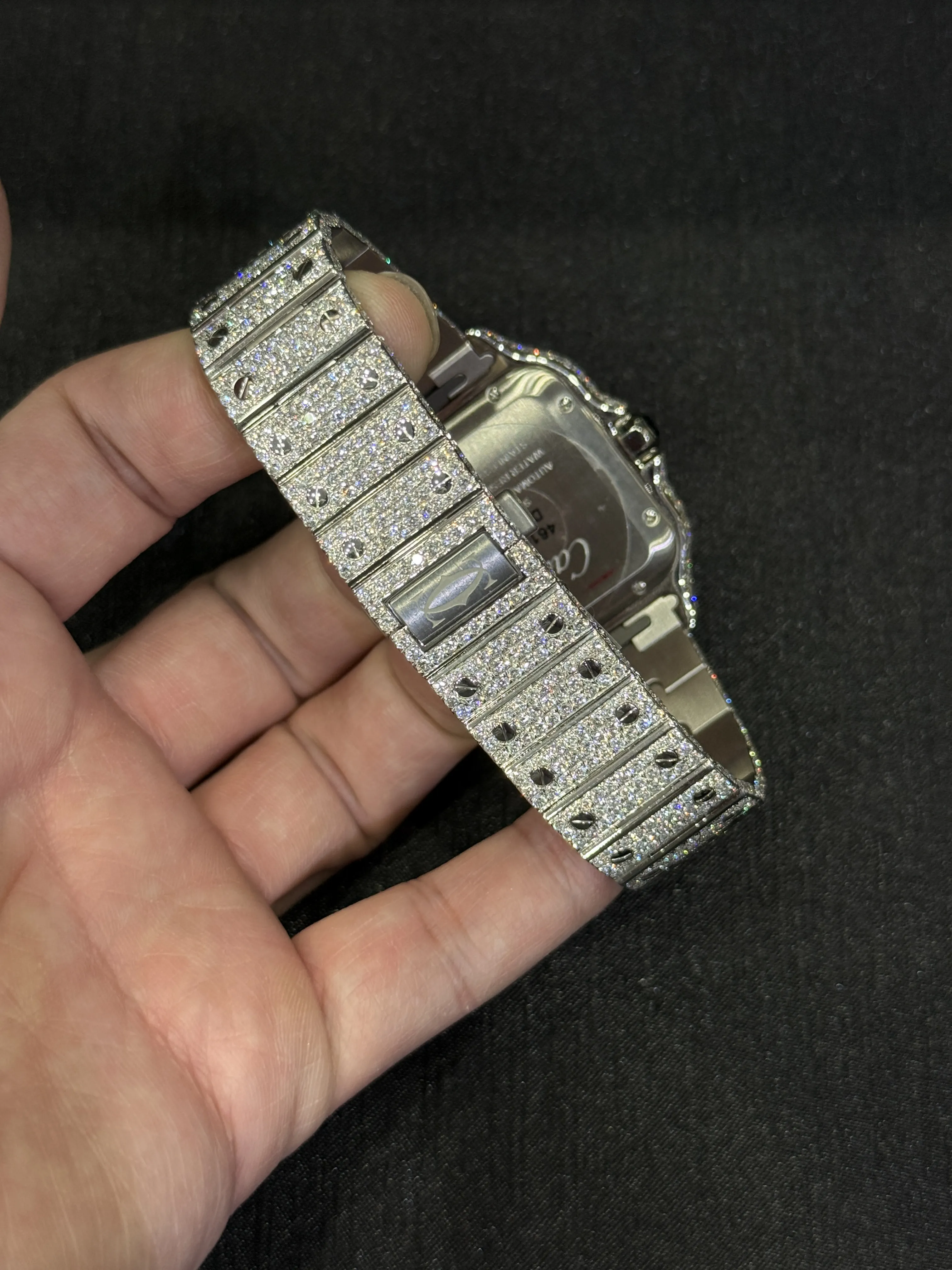 Cartier Santos Silver-tone Watch 0522 D1215019870 — view 9