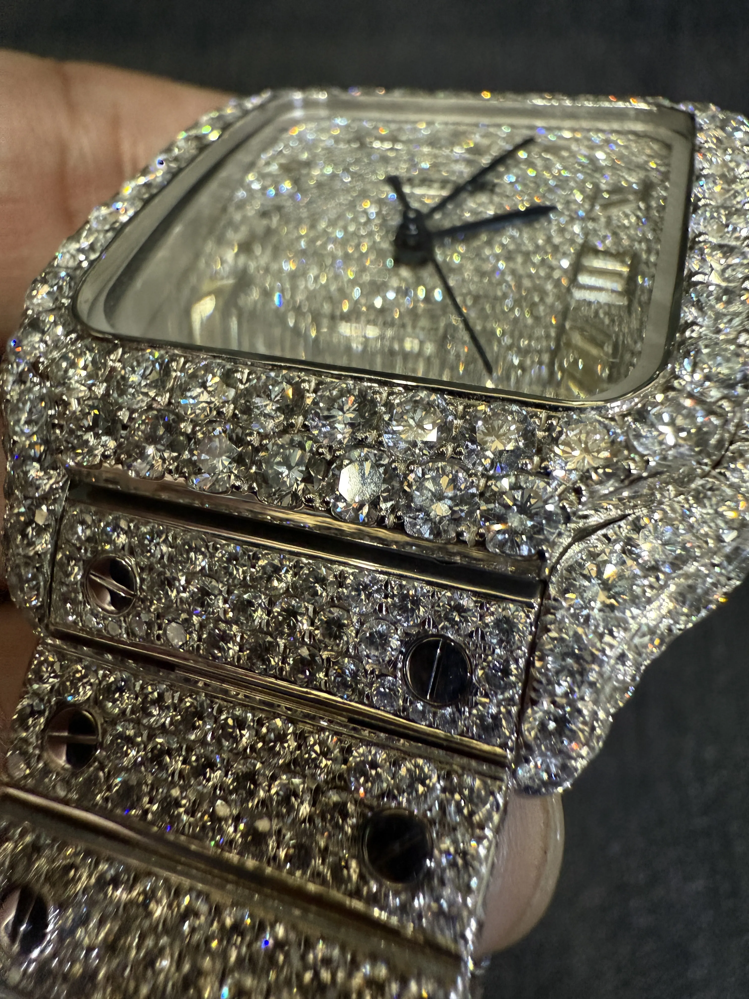 Cartier Santos Silver-tone Watch 0522 D1215019870 — view 11