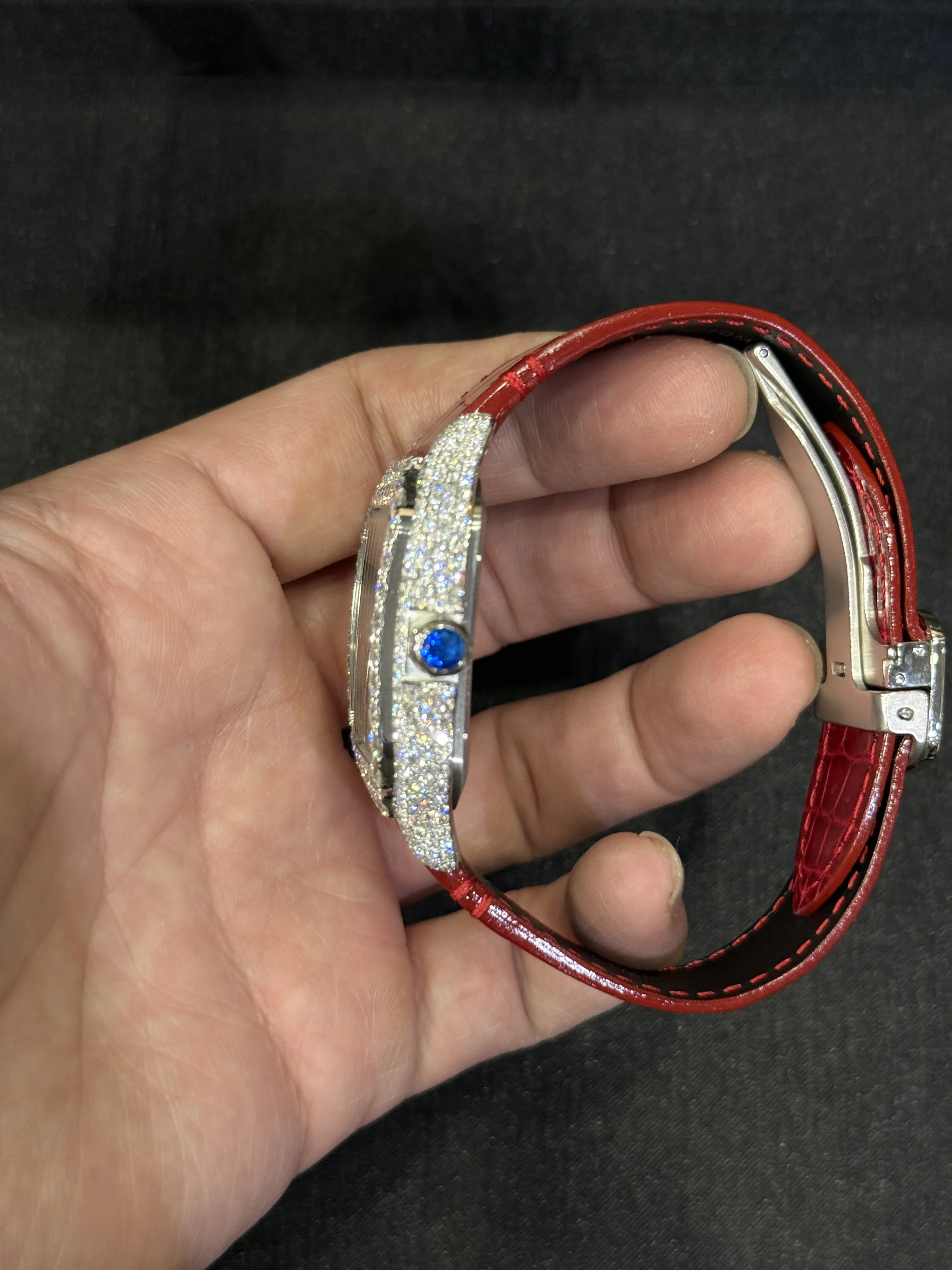Cartier Santos Skeleton Silver-tone Watch 0523 D877519871 — view 5
