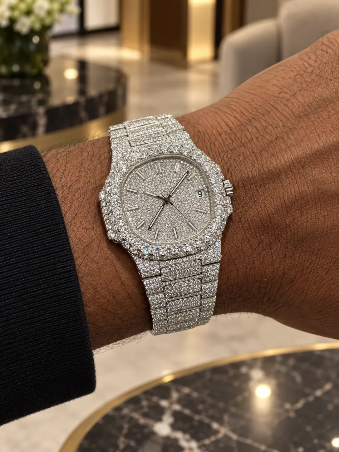 Patek Philippe Nautilus Silver-tone Watch 0534 D1215019875