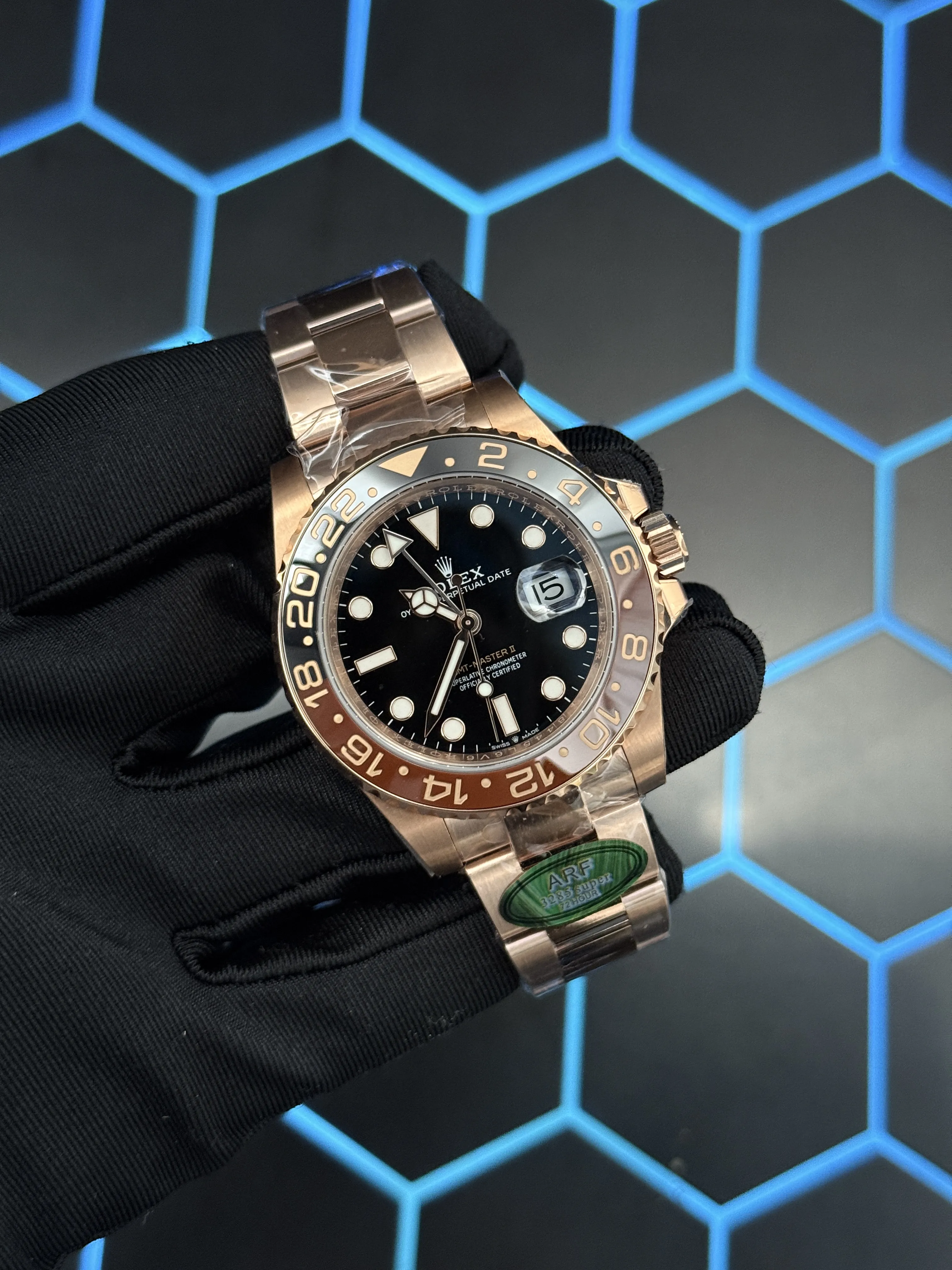 Rolex GMT-Master II Rose Gold-tone Watch 0541 D459019877 — view 2