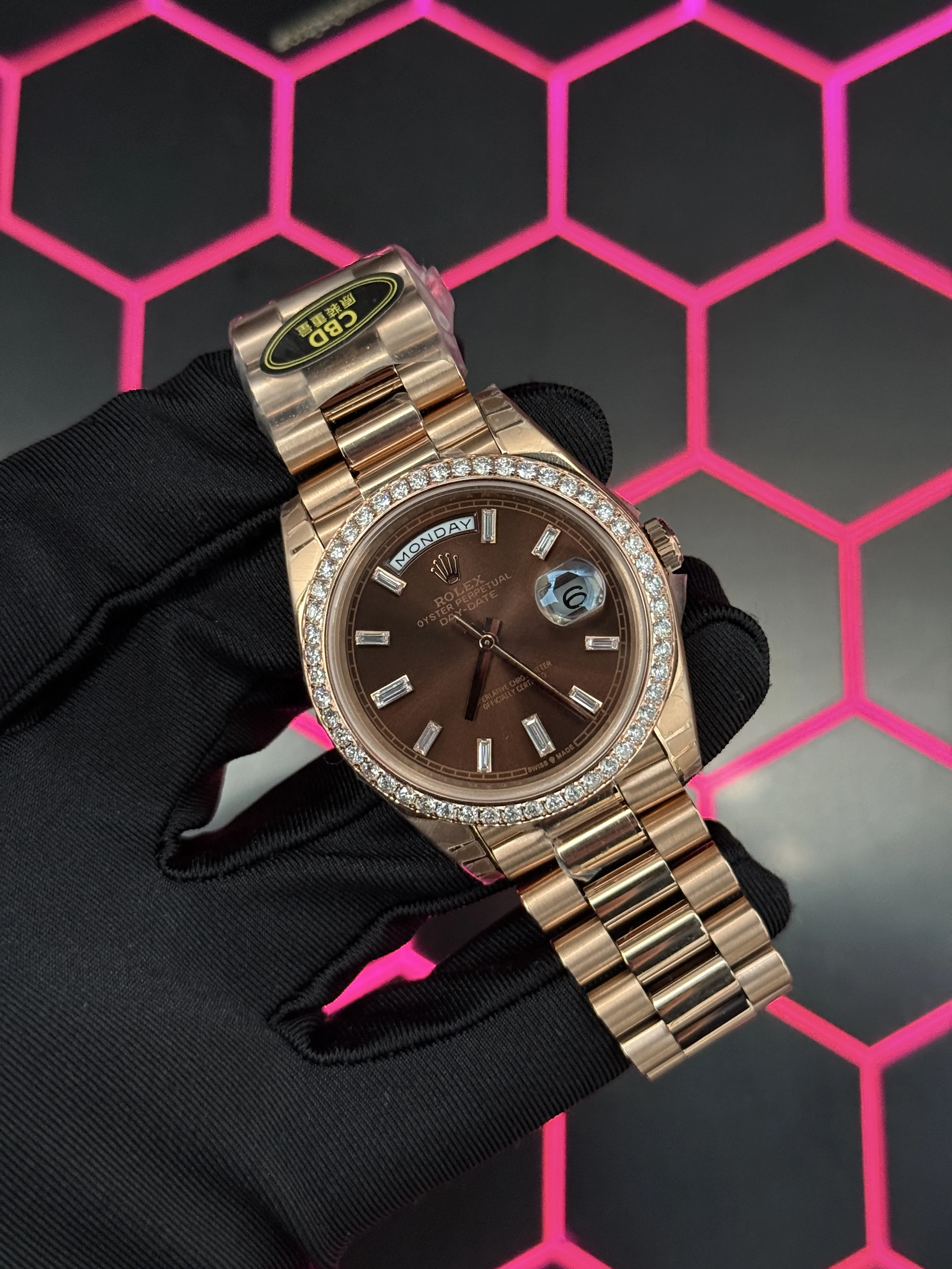 Rolex Day-Date Rose Gold-tone Watch 0544 D675019878 — view 2