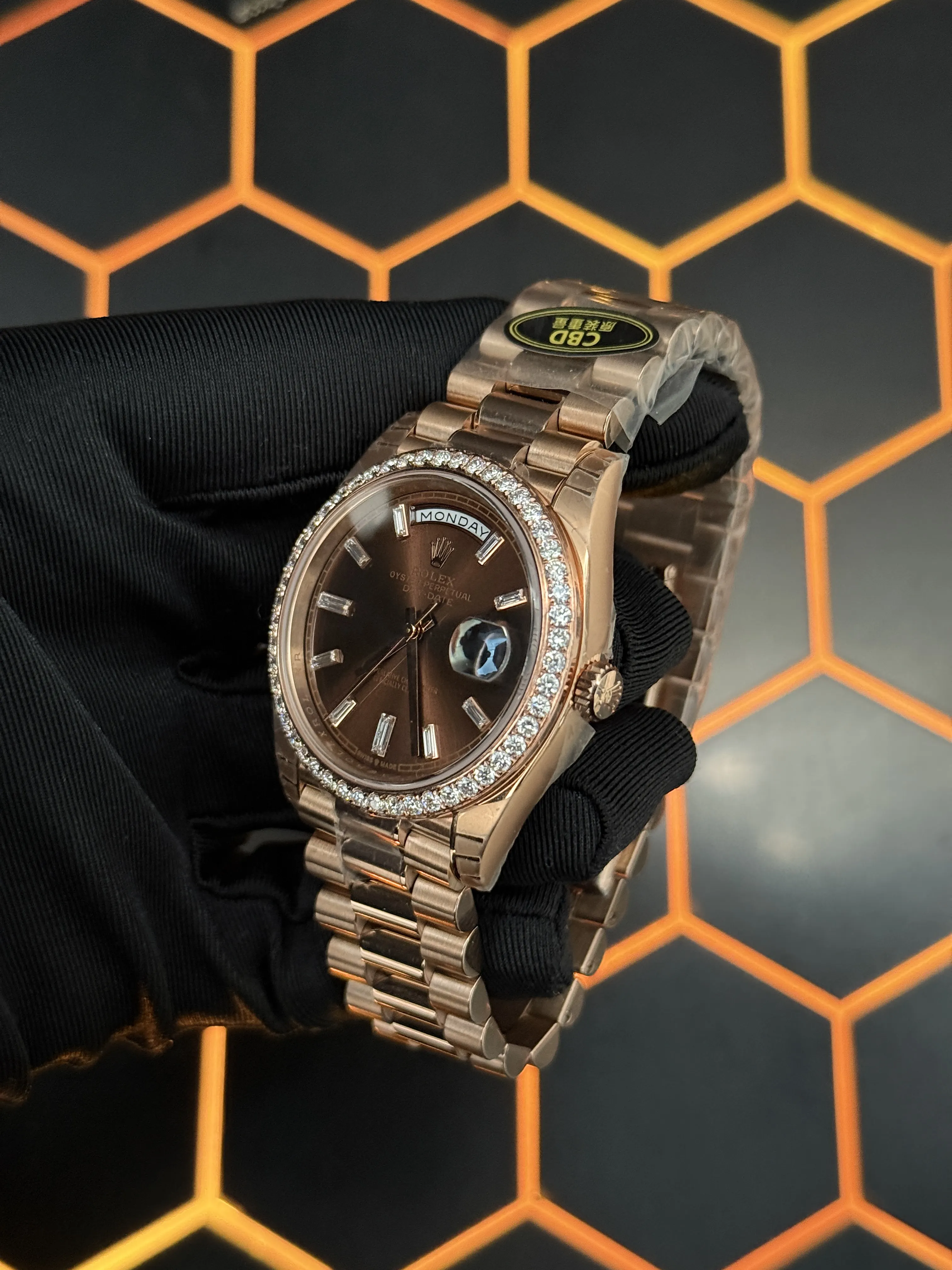 Rolex Day-Date Rose Gold-tone Watch 0544 D675019878 — view 3