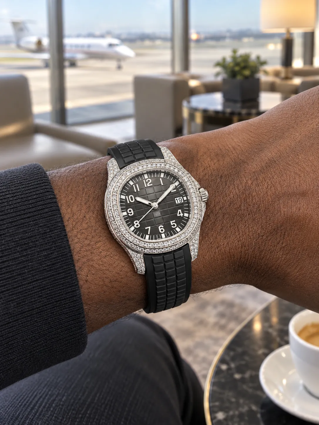 Patek Philippe Round Sport Silver-tone Watch 0552 D877519881