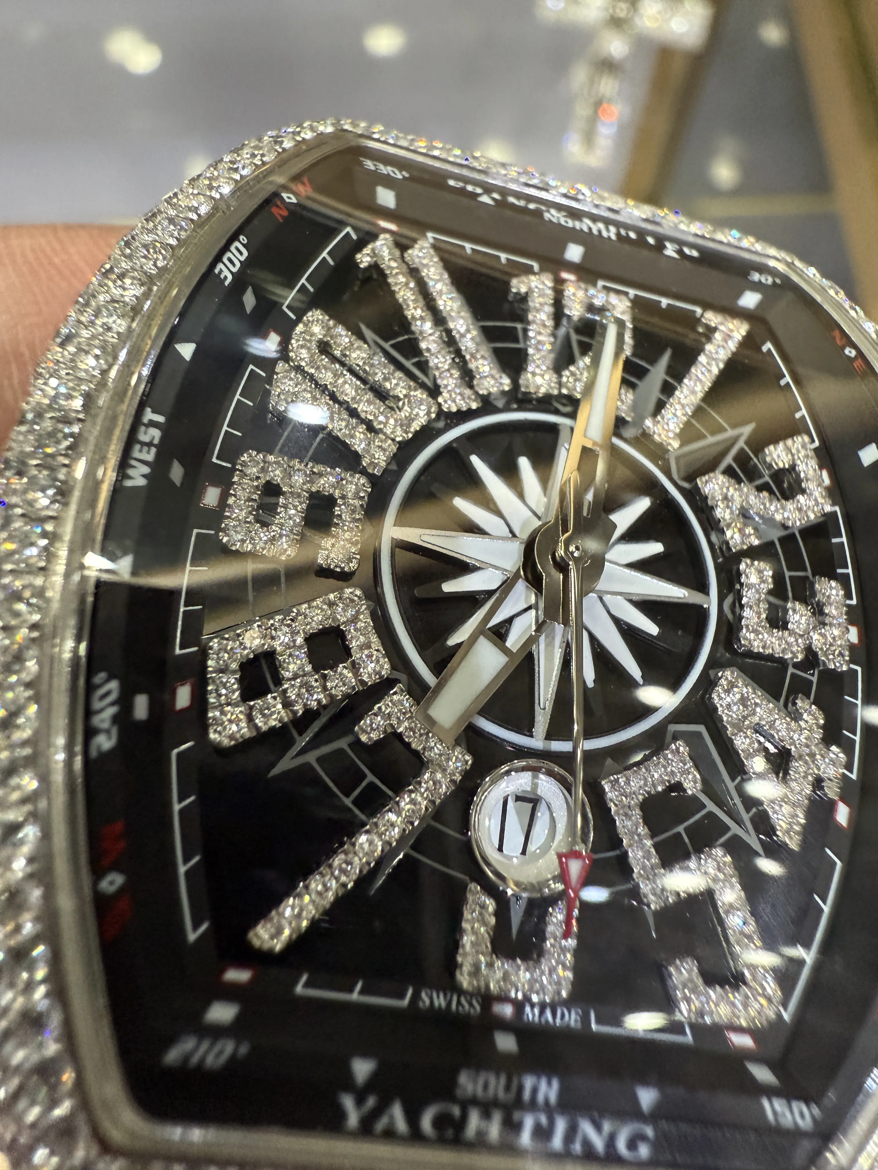 Franck Muller Vanguard Yachting Silver-tone Watch 0555 D877519883 — view 12