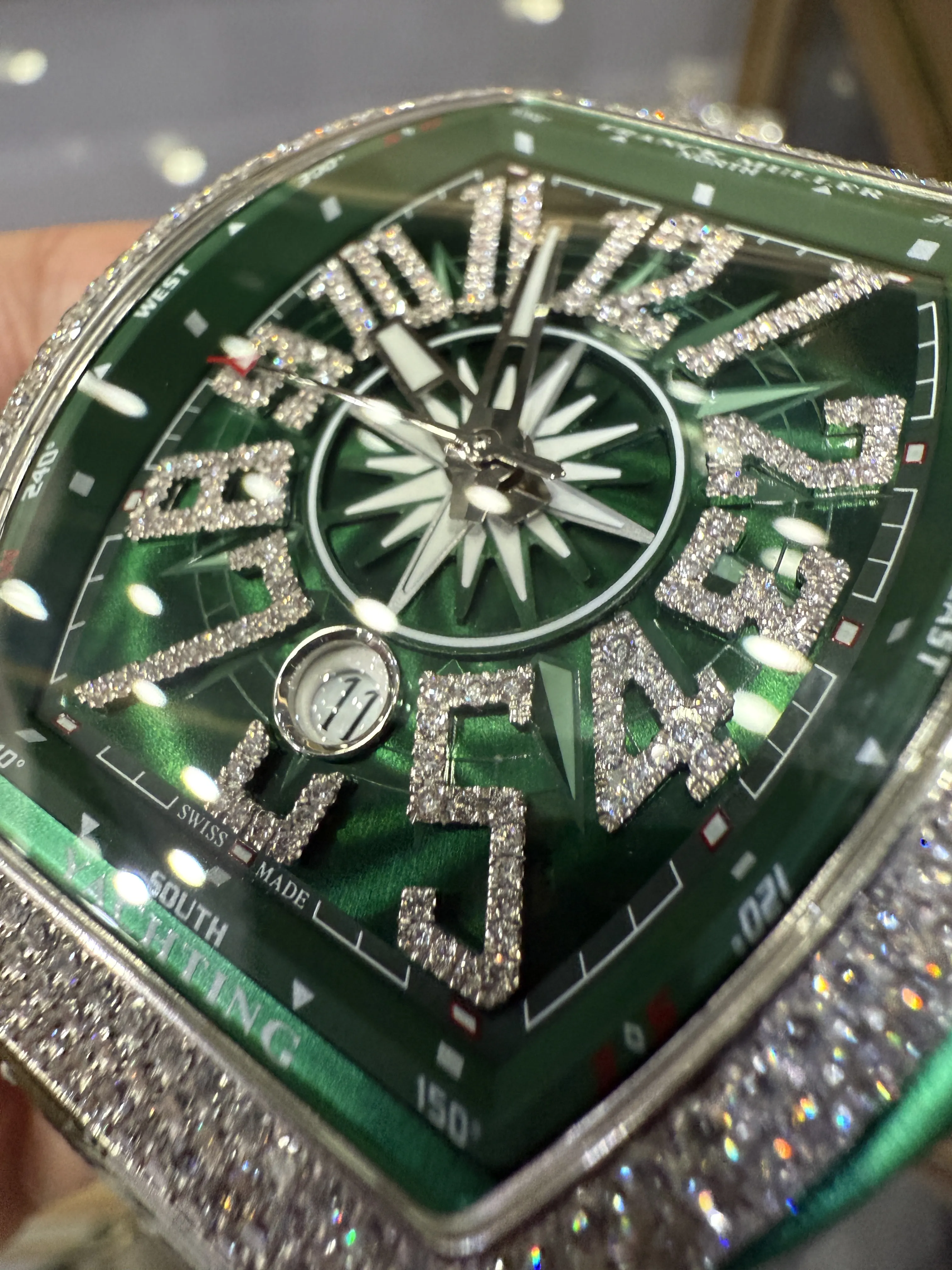 Franck Muller Vanguard Yachting Silver-tone Watch 0556 D877519884 — view 11