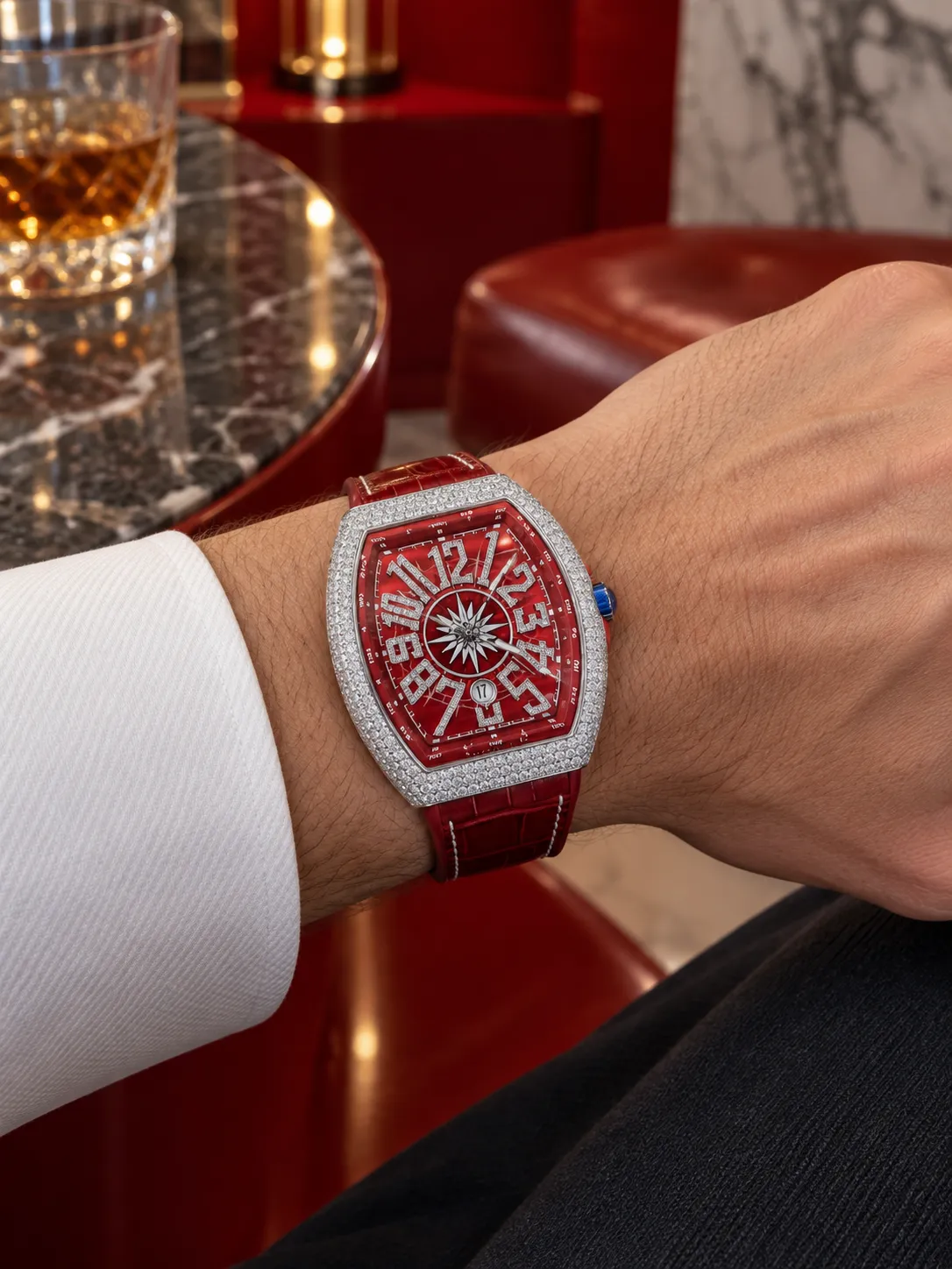 Franck Muller Vanguard Yachting Silver-tone Watch 0557 D877519885