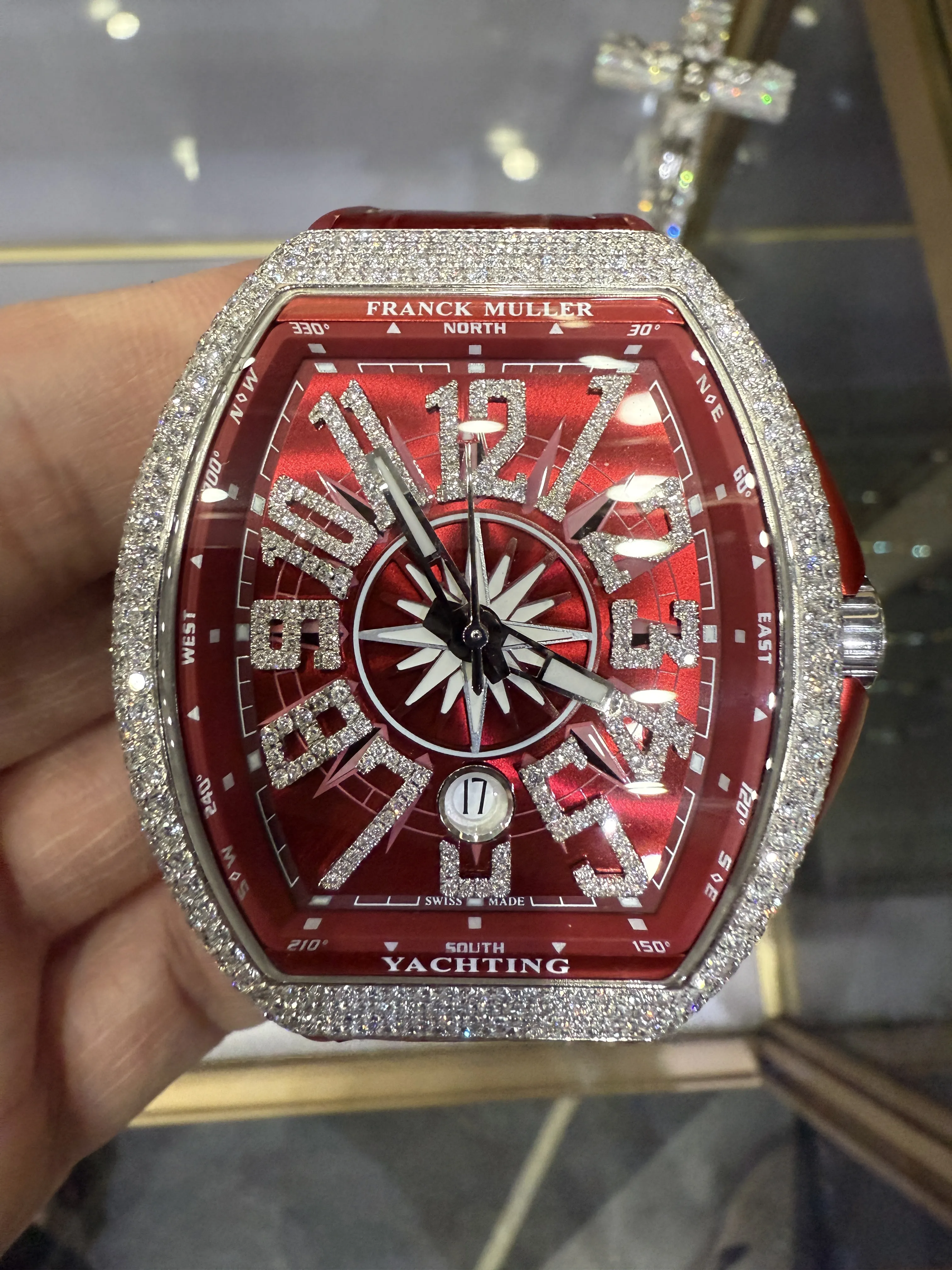 Franck Muller Vanguard Yachting Silver-tone Watch 0557 D877519885 — view 13