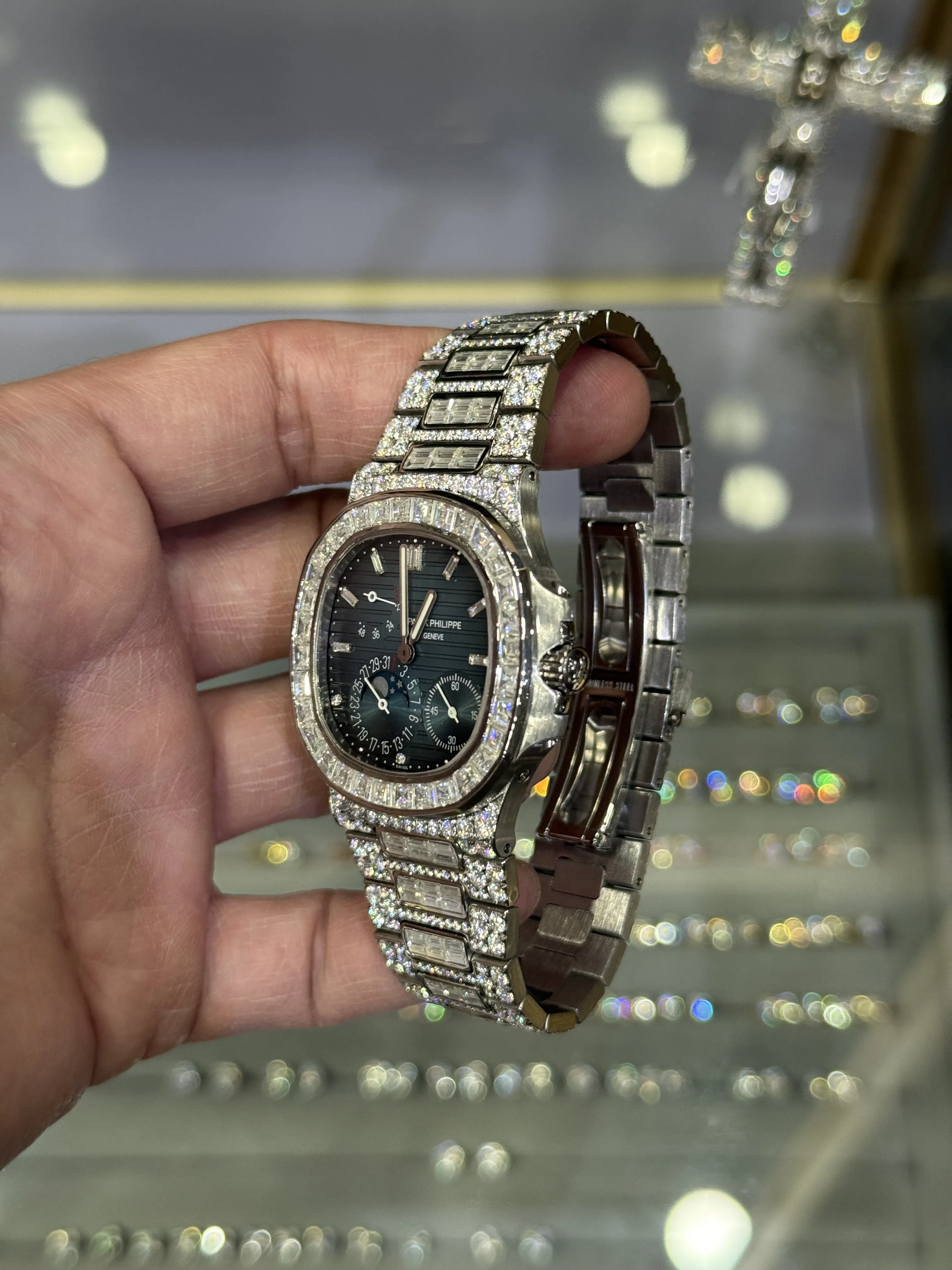 Patek Philippe Nautilus Complication Silver-tone Watch 0561 D1687519888 — view 4