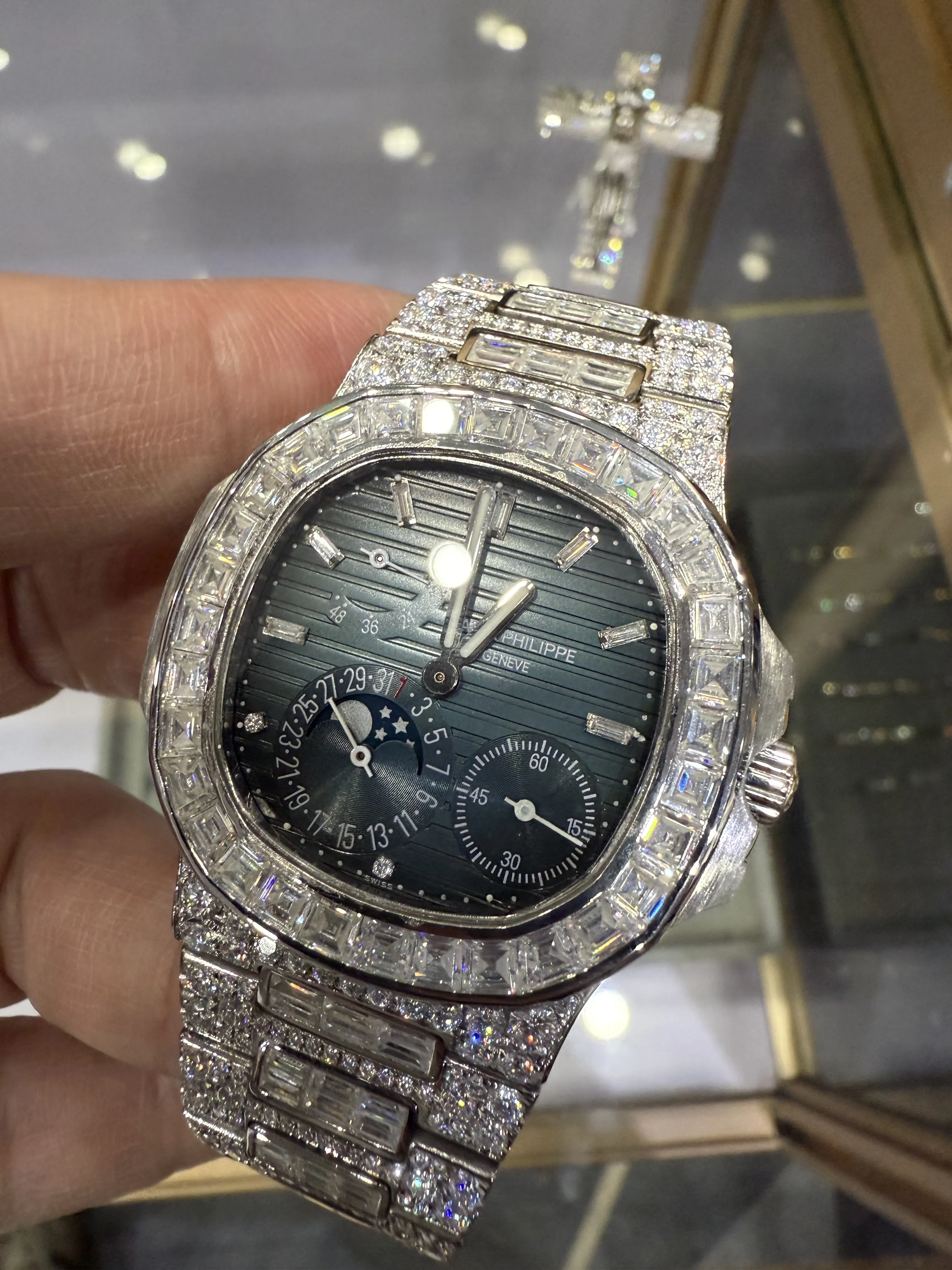 Patek Philippe Nautilus Complication Silver-tone Watch 0561 D1687519888 — view 9