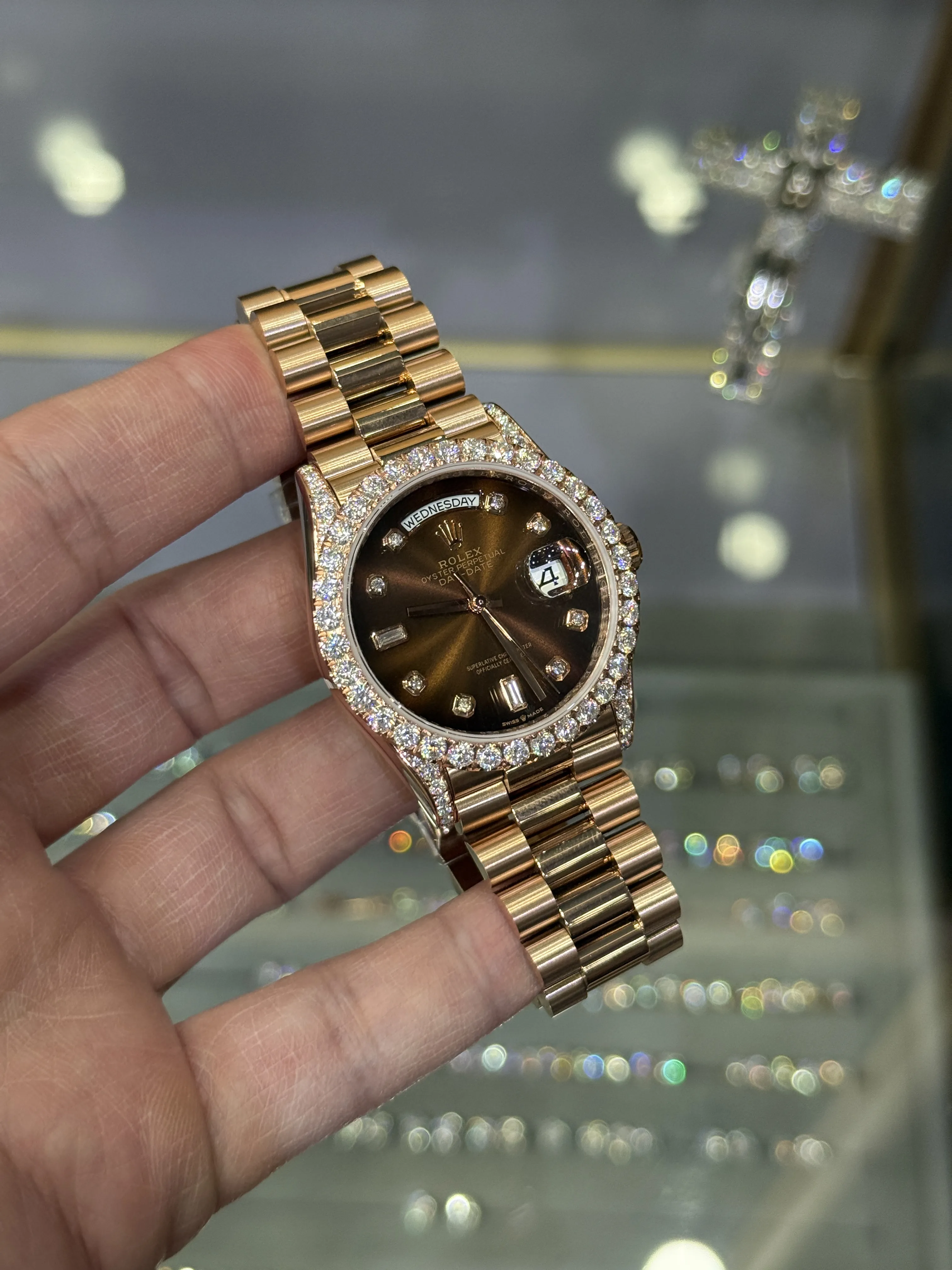 Rolex Day-Date Rose Gold-tone Watch 0563 D540019890 — view 3