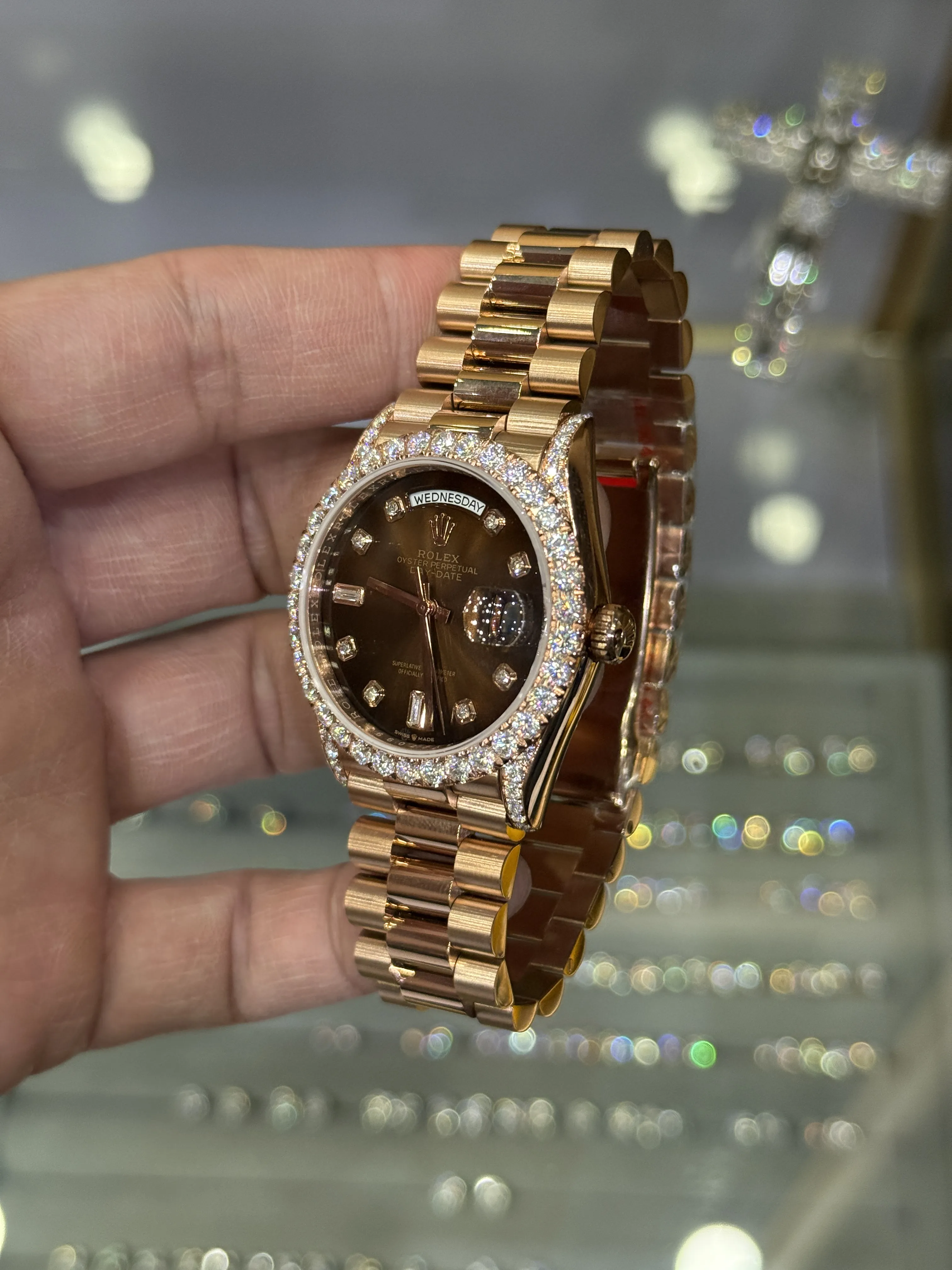 Rolex Day-Date Rose Gold-tone Watch 0563 D540019890 — view 4
