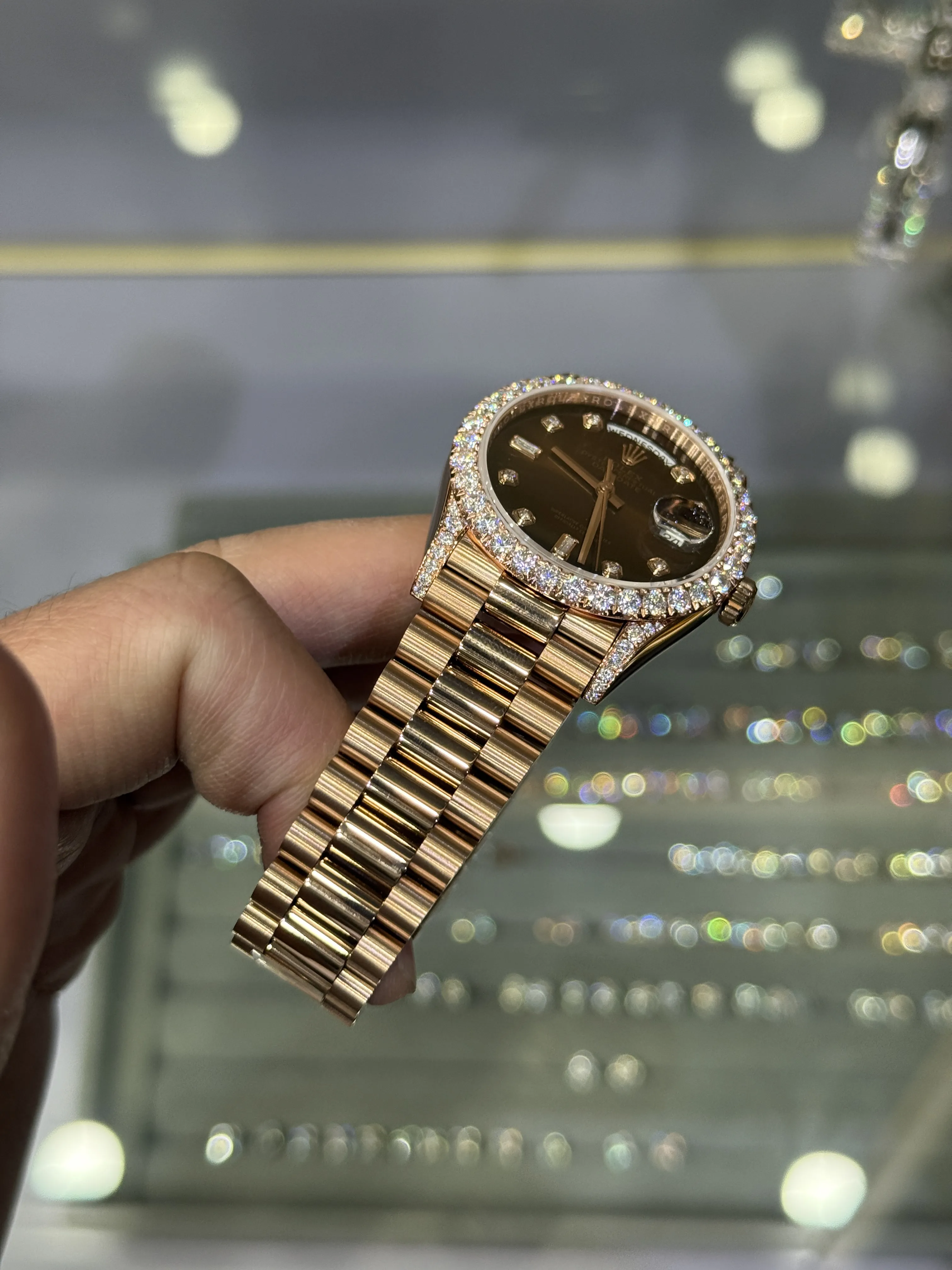 Rolex Day-Date Rose Gold-tone Watch 0563 D540019890 — view 9