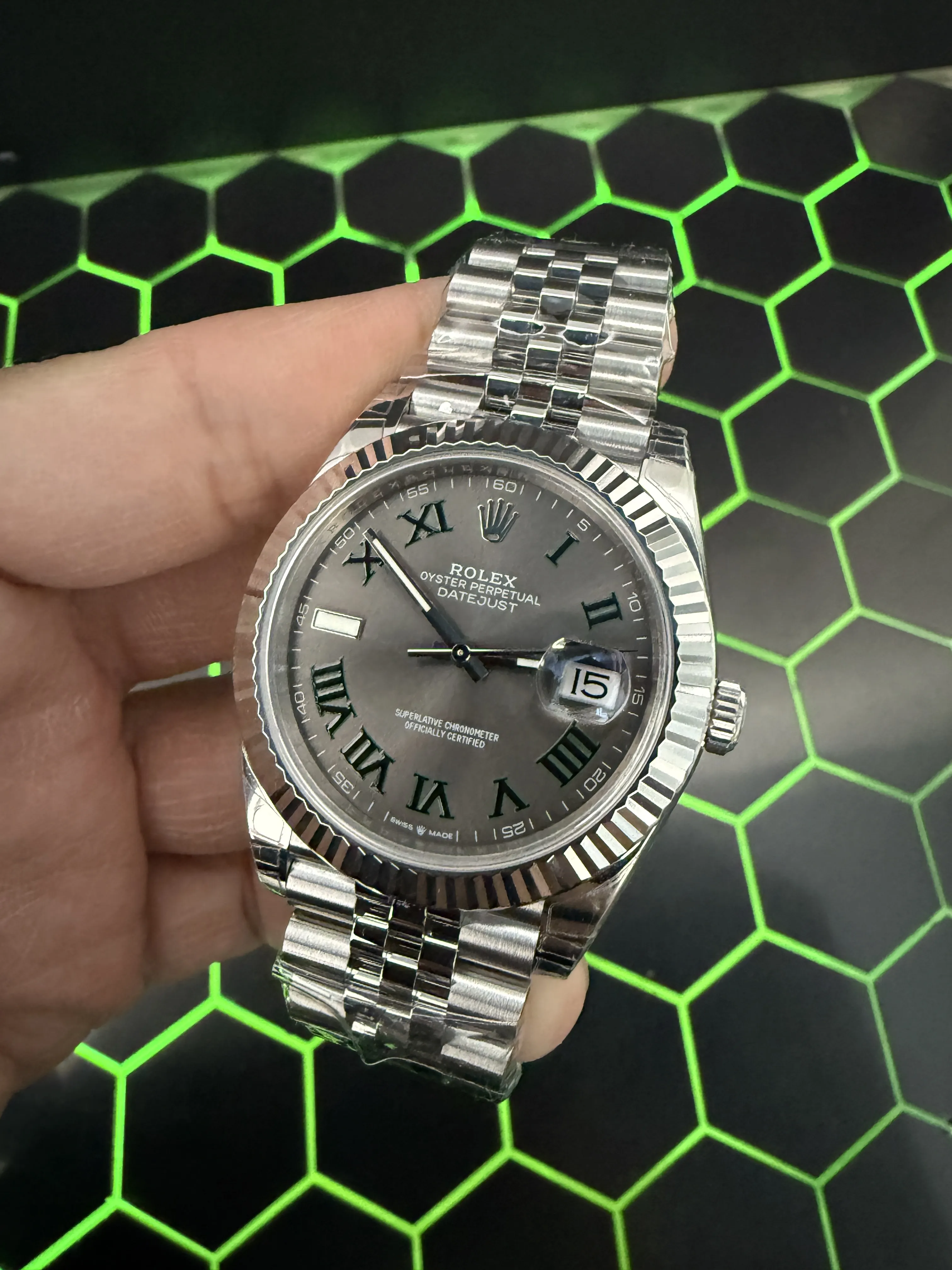 Rolex Datejust Silver-tone Watch 0592 D391519898 — view 9