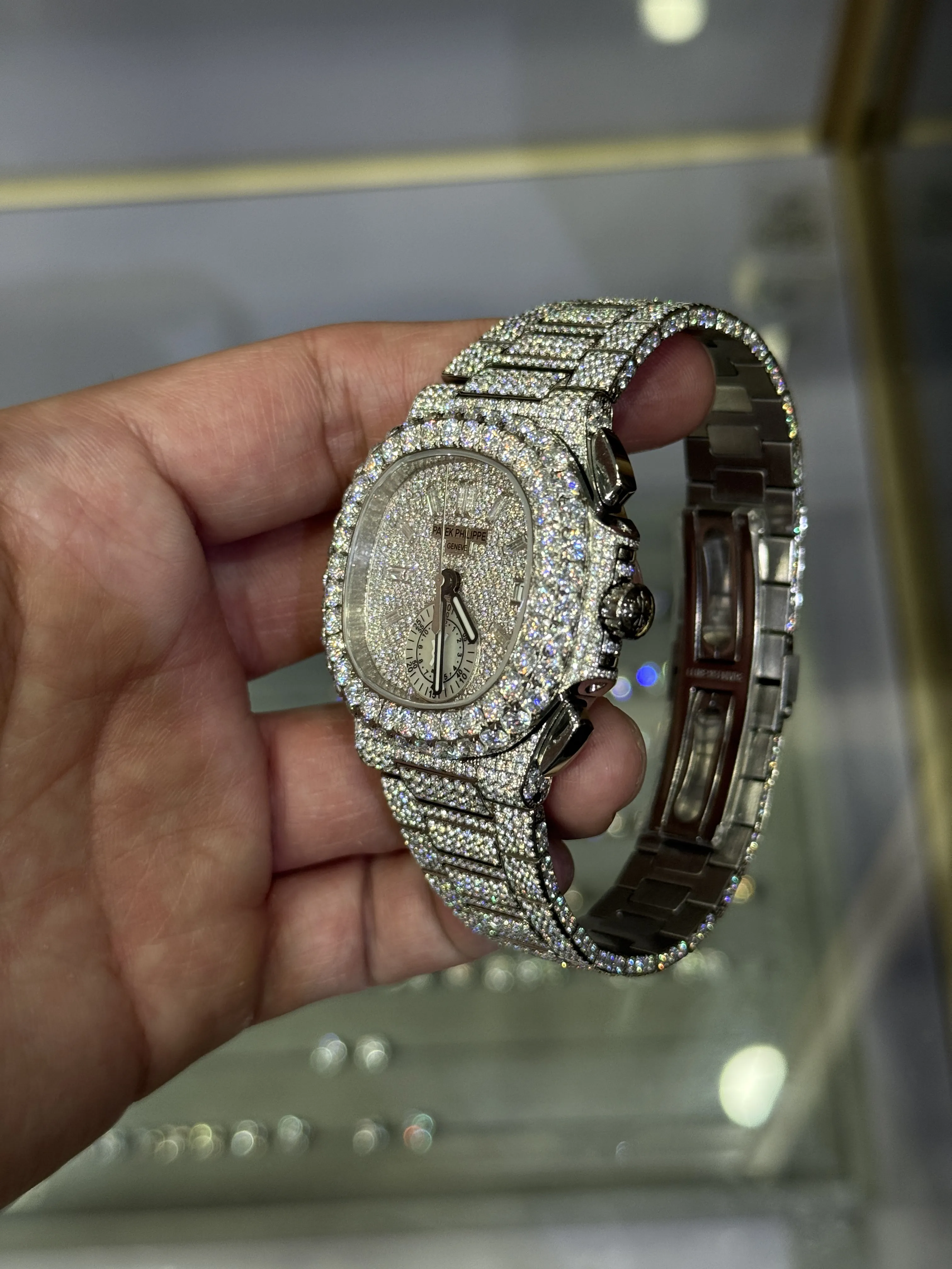 Patek Philippe Nautilus Chronograph Silver-tone Watch 0598 D1215019899 — view 4
