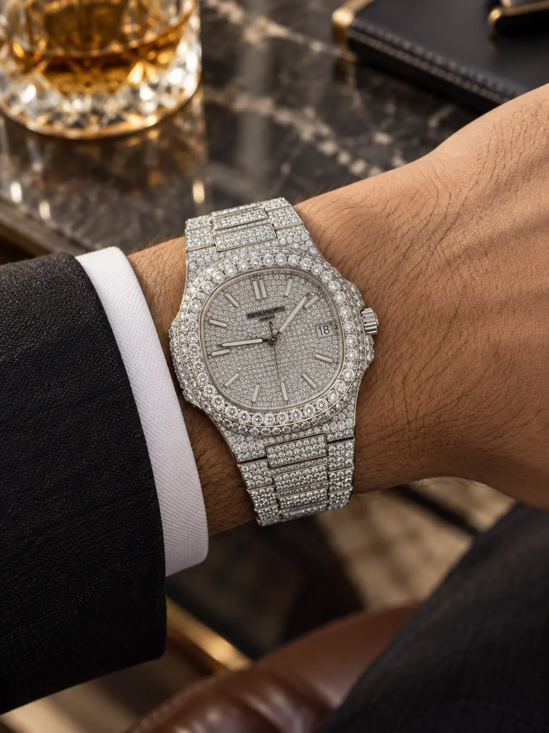 Patek Philippe Nautilus Silver-tone Watch 0609 D1215019903