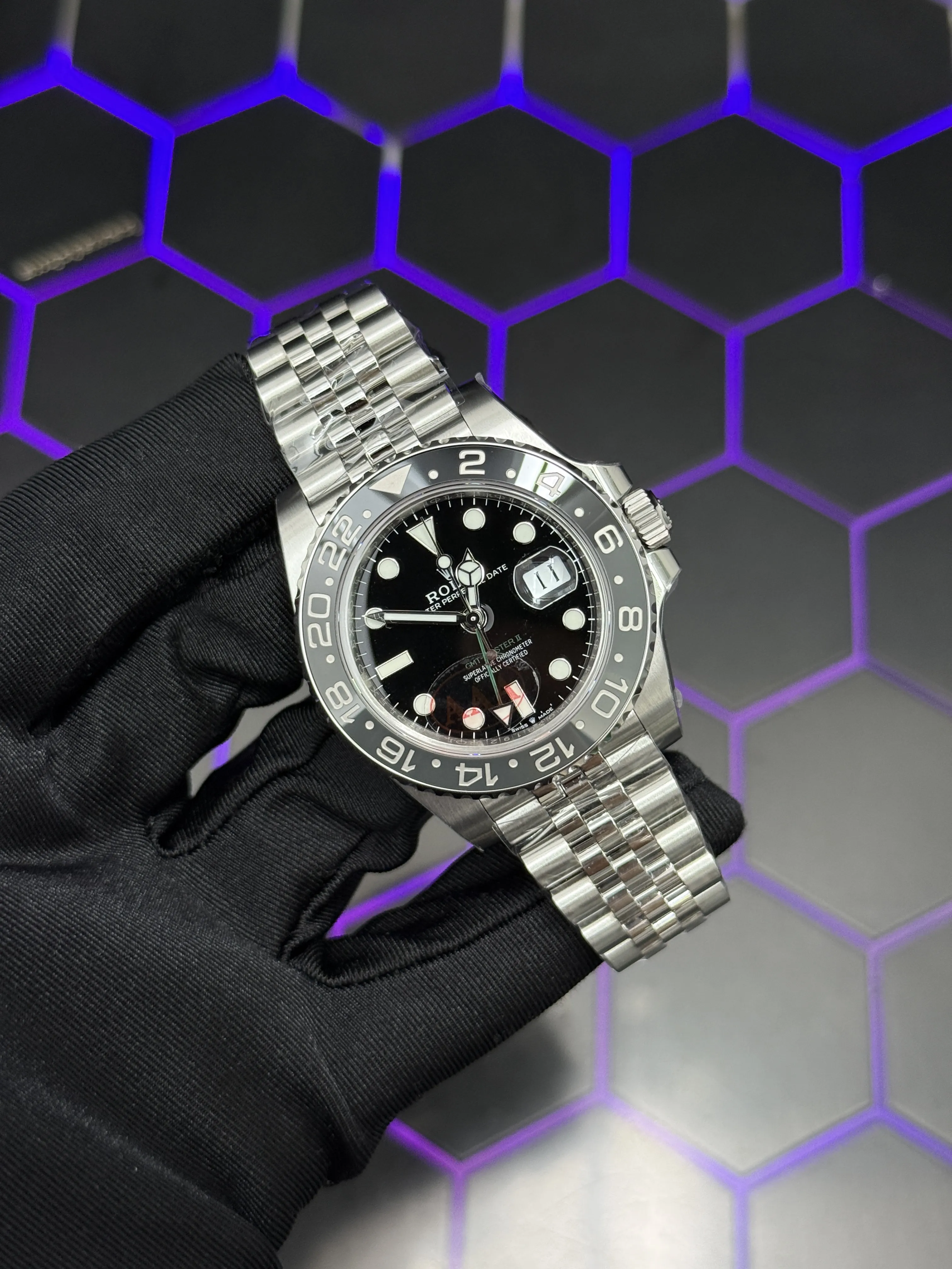Rolex GMT-Master II Silver-tone Watch 0614 D459019906 — view 2