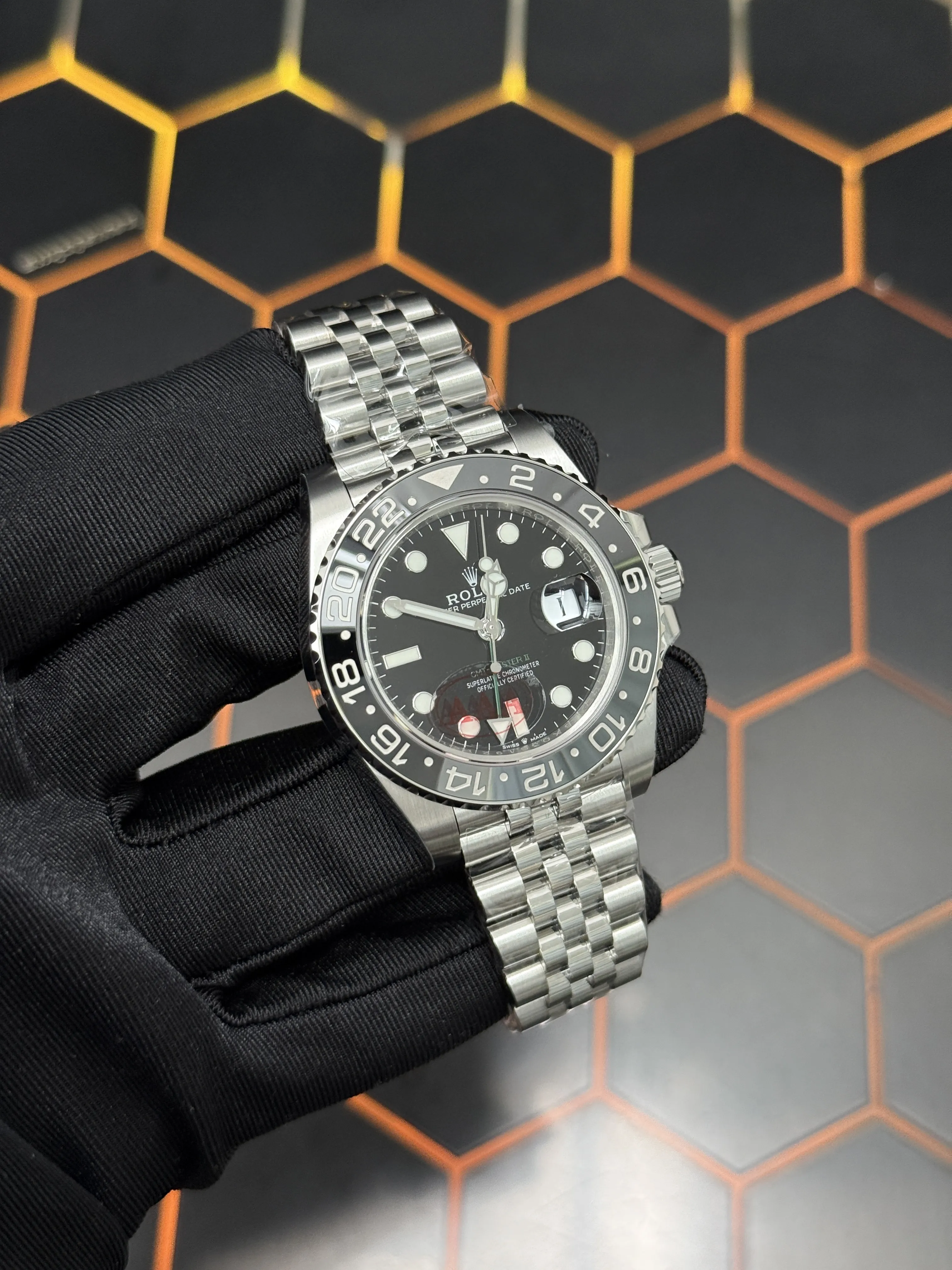Rolex GMT-Master II Silver-tone Watch 0614 D459019906 — view 3