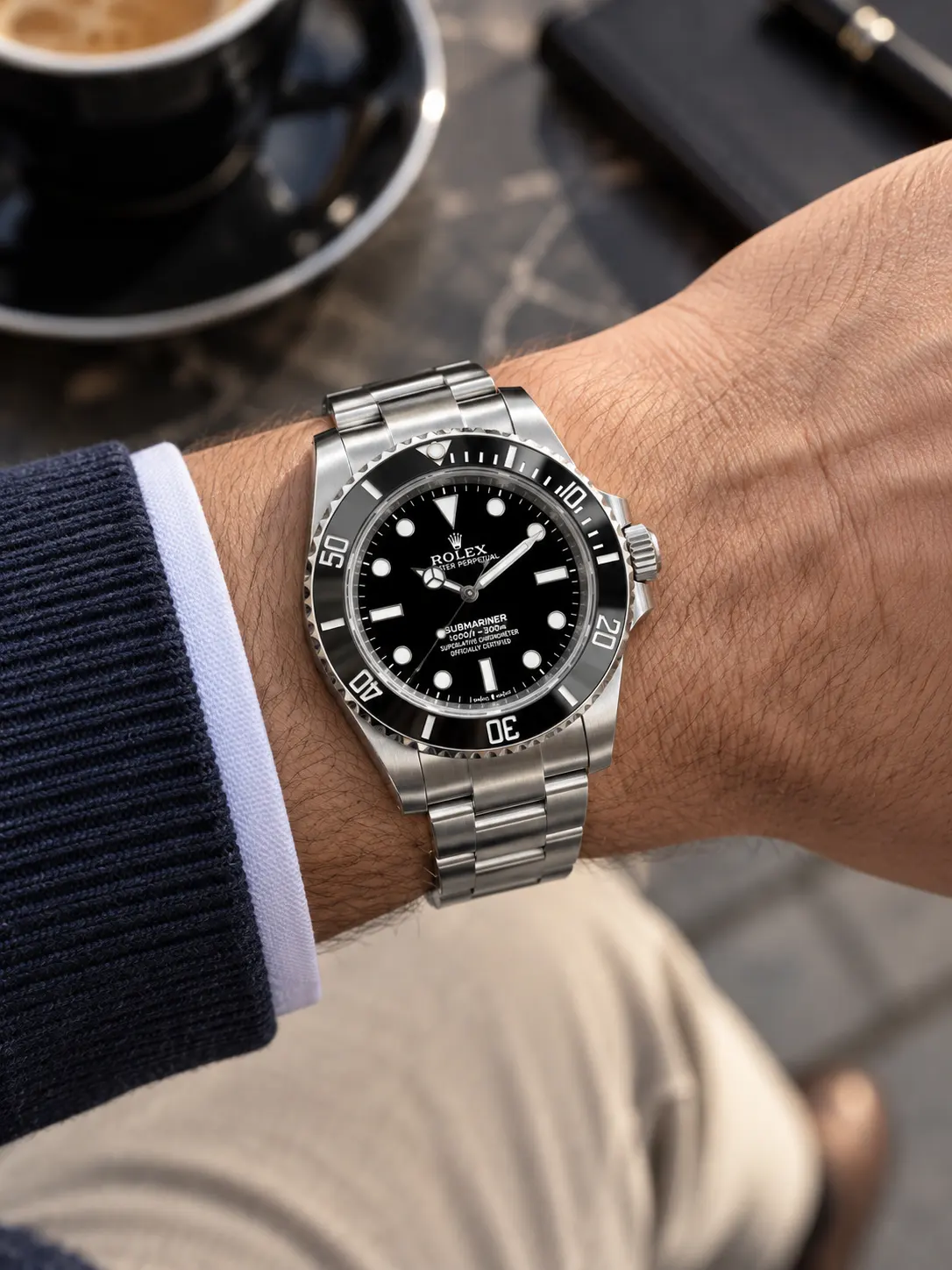 Rolex Submariner No-Date Silver-tone Watch 0634 D459019908