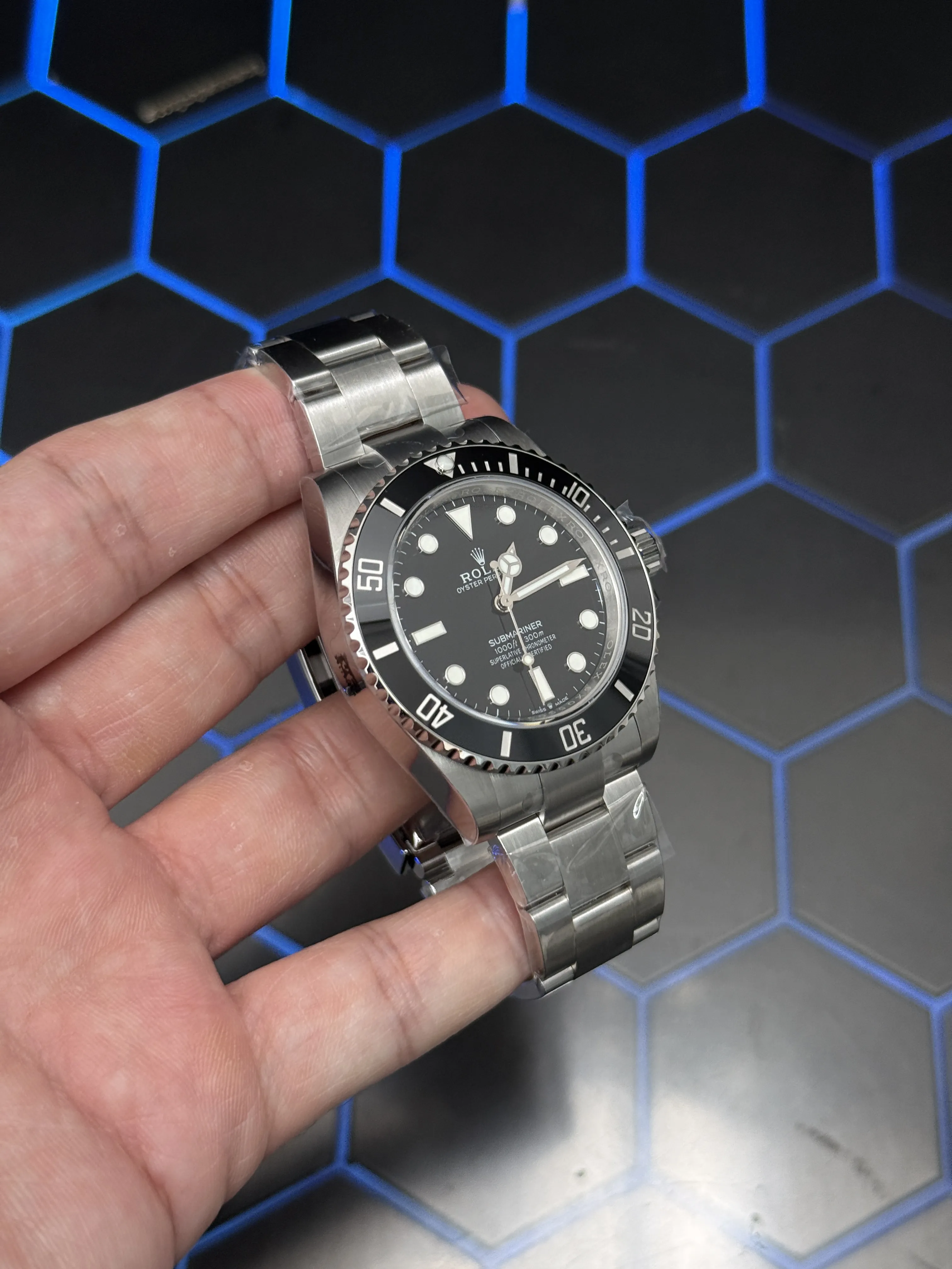 Rolex Submariner No-Date Silver-tone Watch 0634 D459019908 — view 3