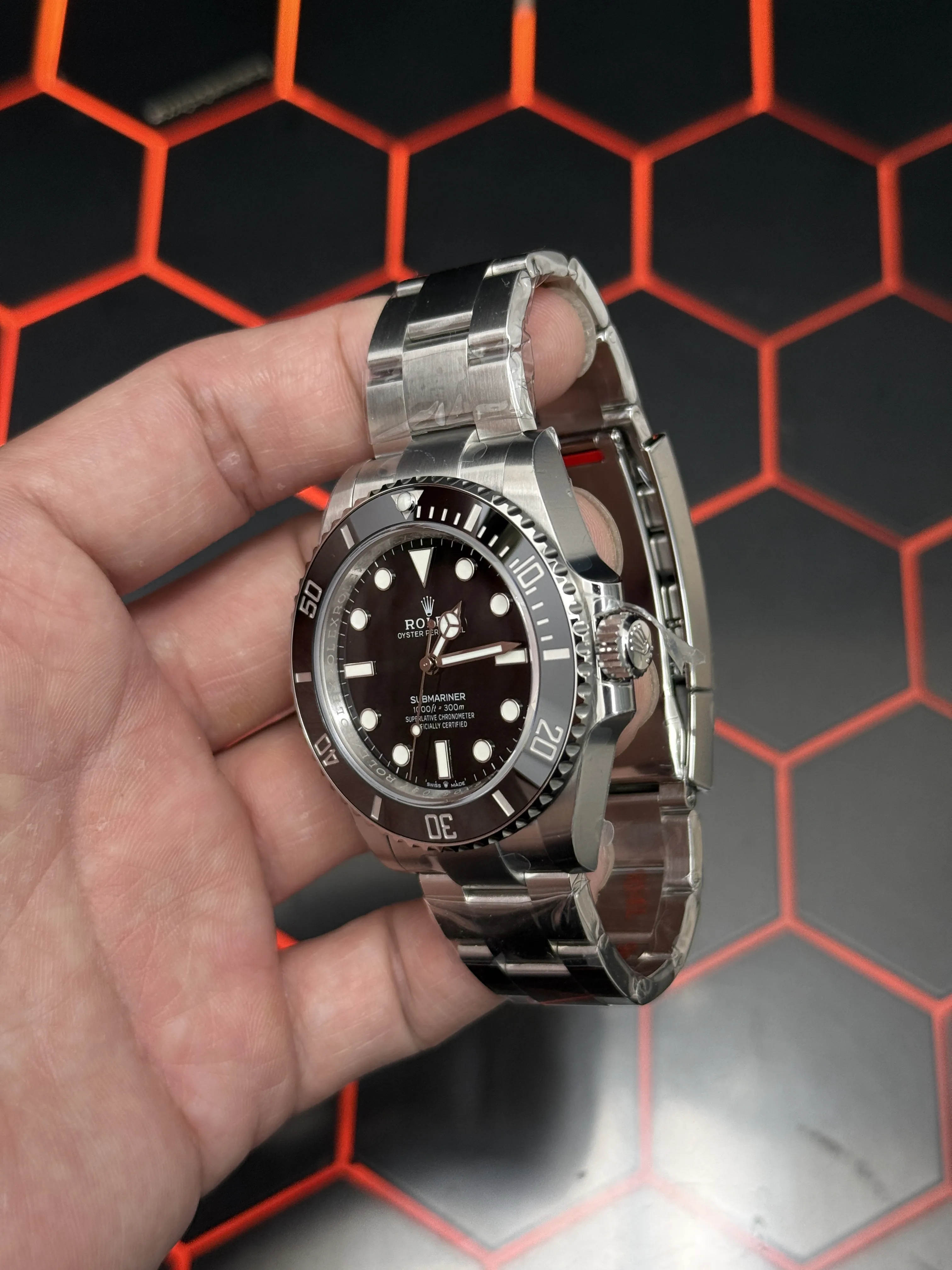 Rolex Submariner No-Date Silver-tone Watch 0634 D459019908 — view 4