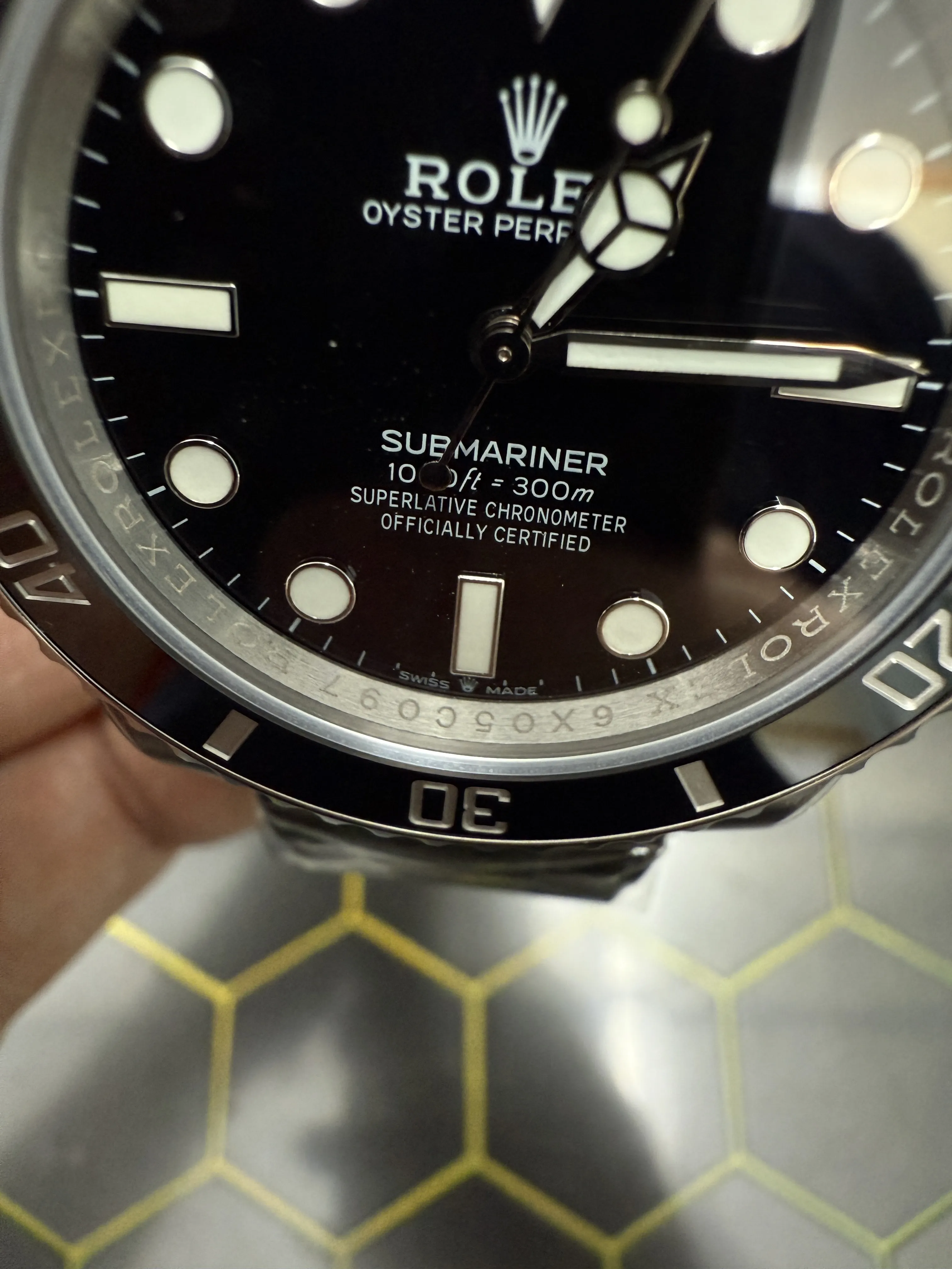 Rolex Submariner No-Date Silver-tone Watch 0634 D459019908 — view 12