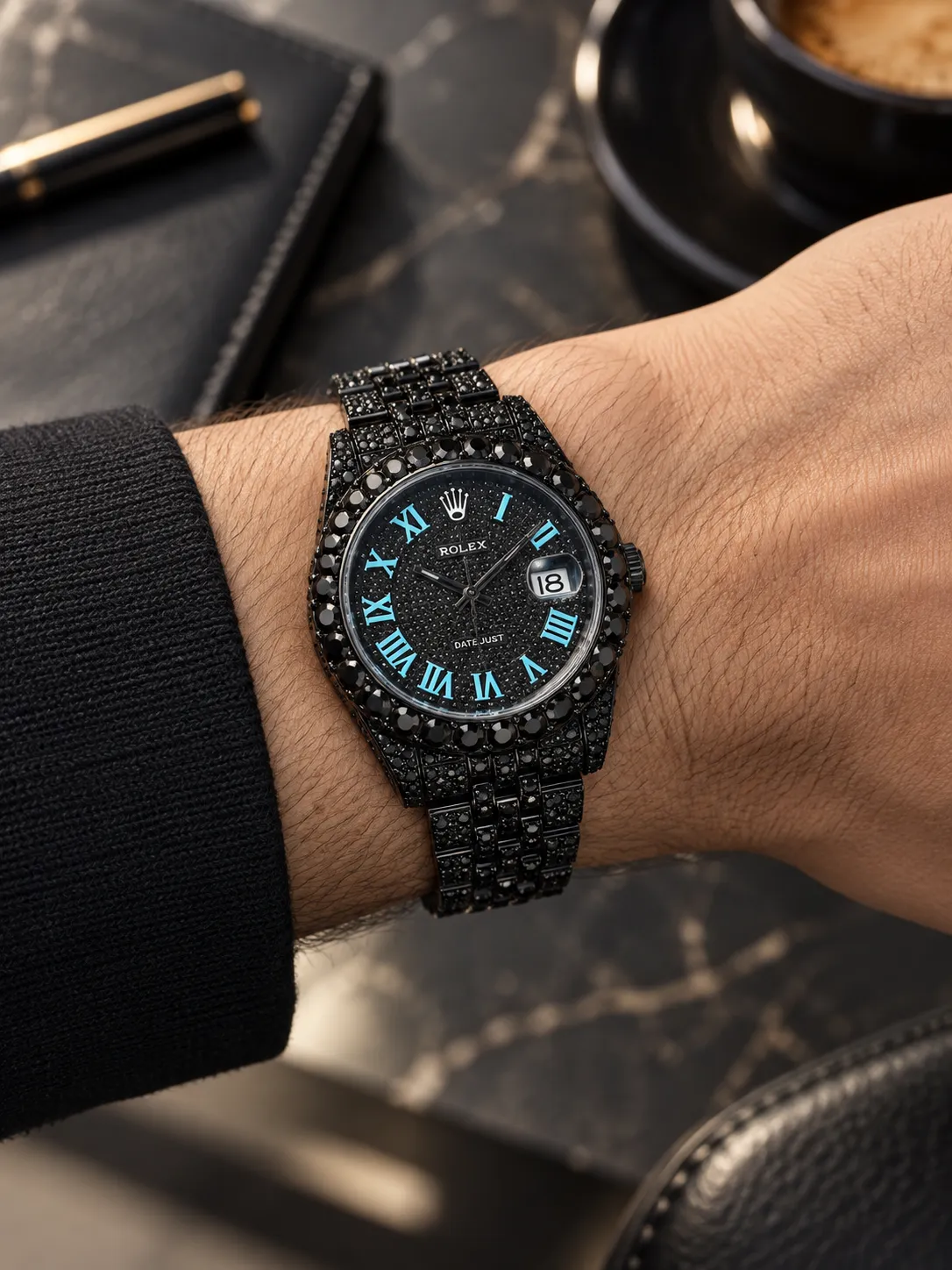Rolex Datejust Black Watch 0640 D1215019910