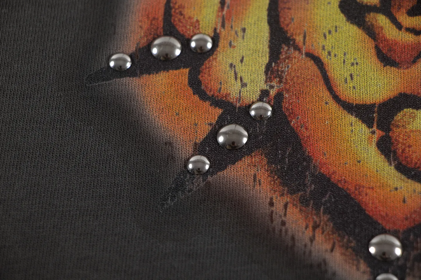 Flame Rose Graphic Oversized T-Shirt D10511800 — view 6
