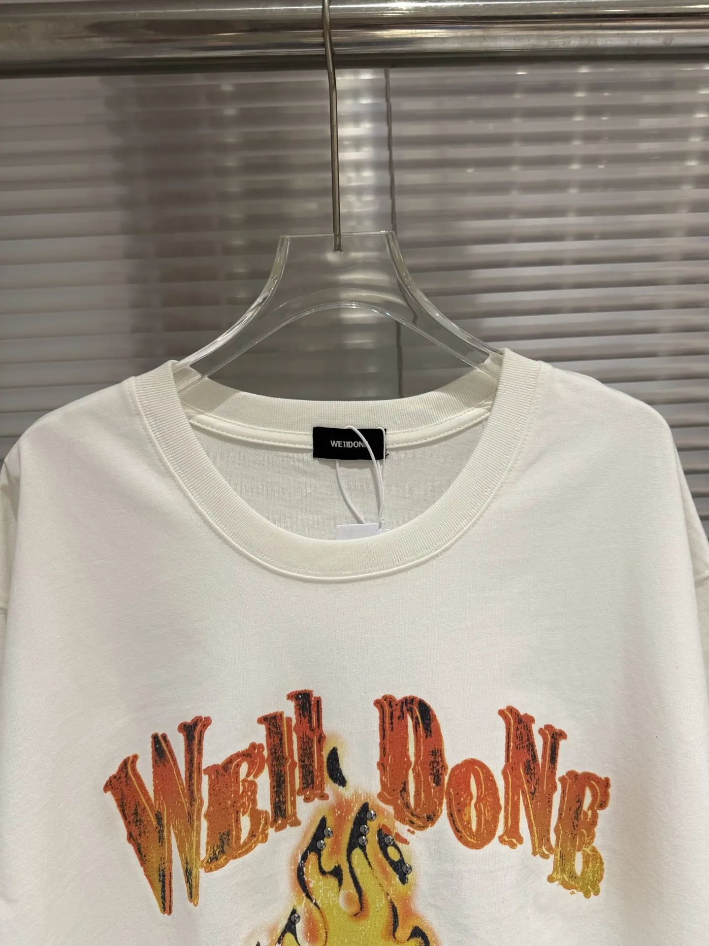 Flame Rose Graphic Oversized T-Shirt D10511799 — view 5